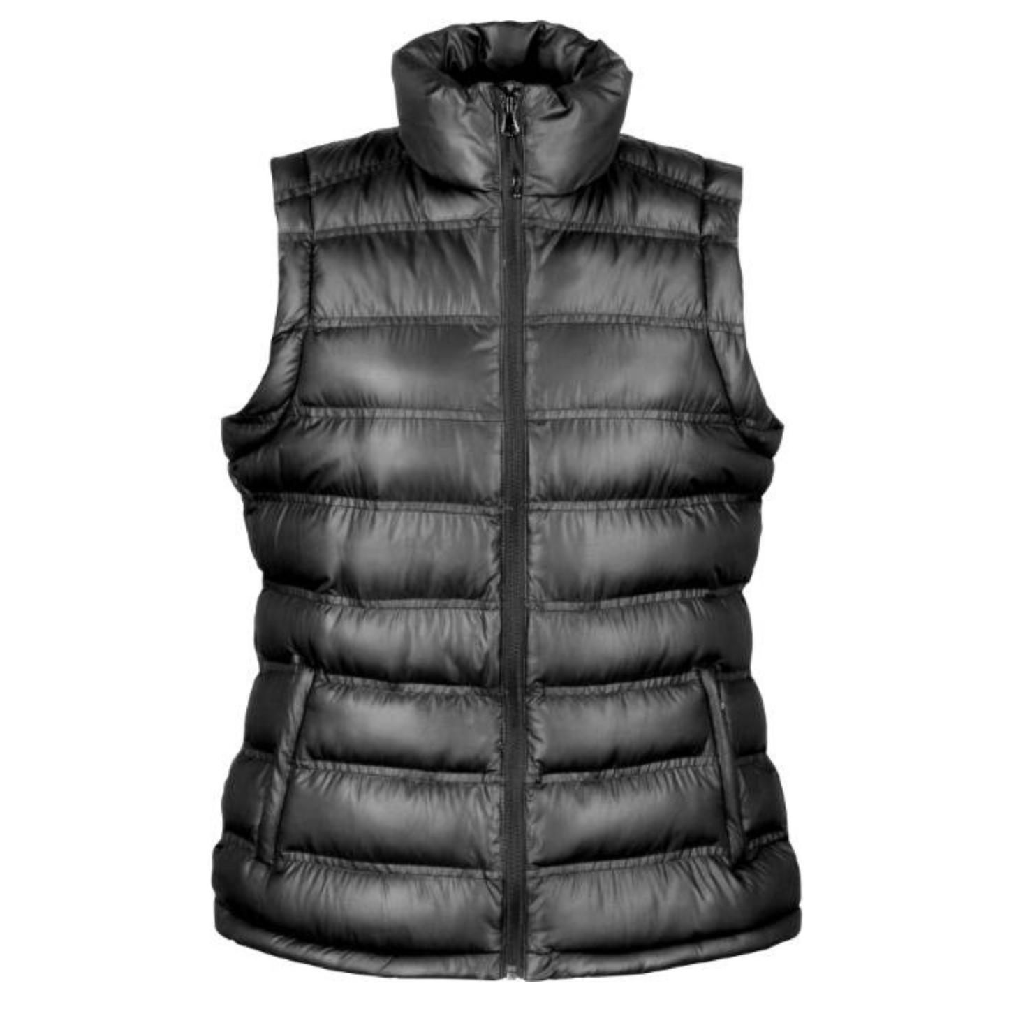 Women's quilted vest Penguin - color black