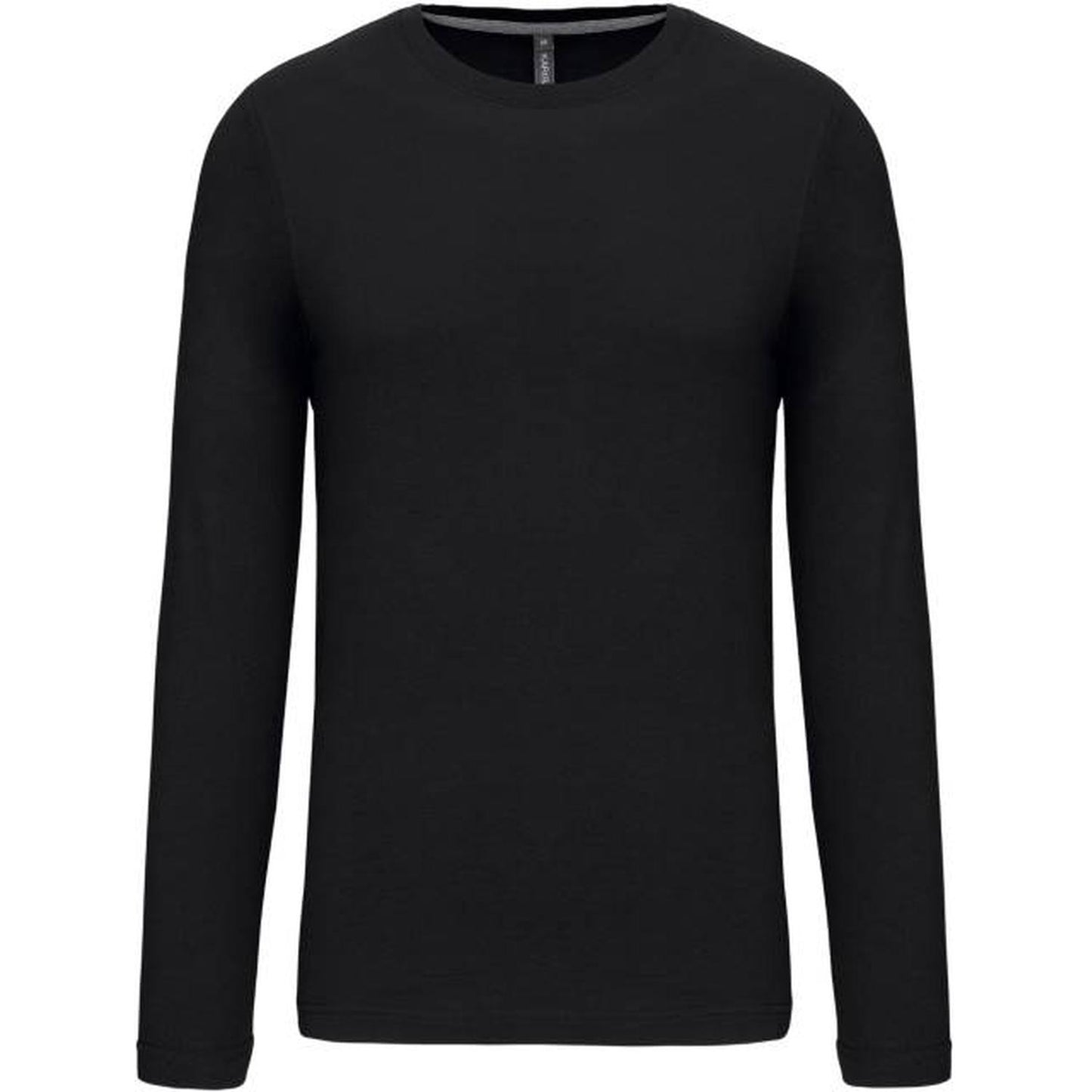 Blusa de manga larga para hombre - color negro