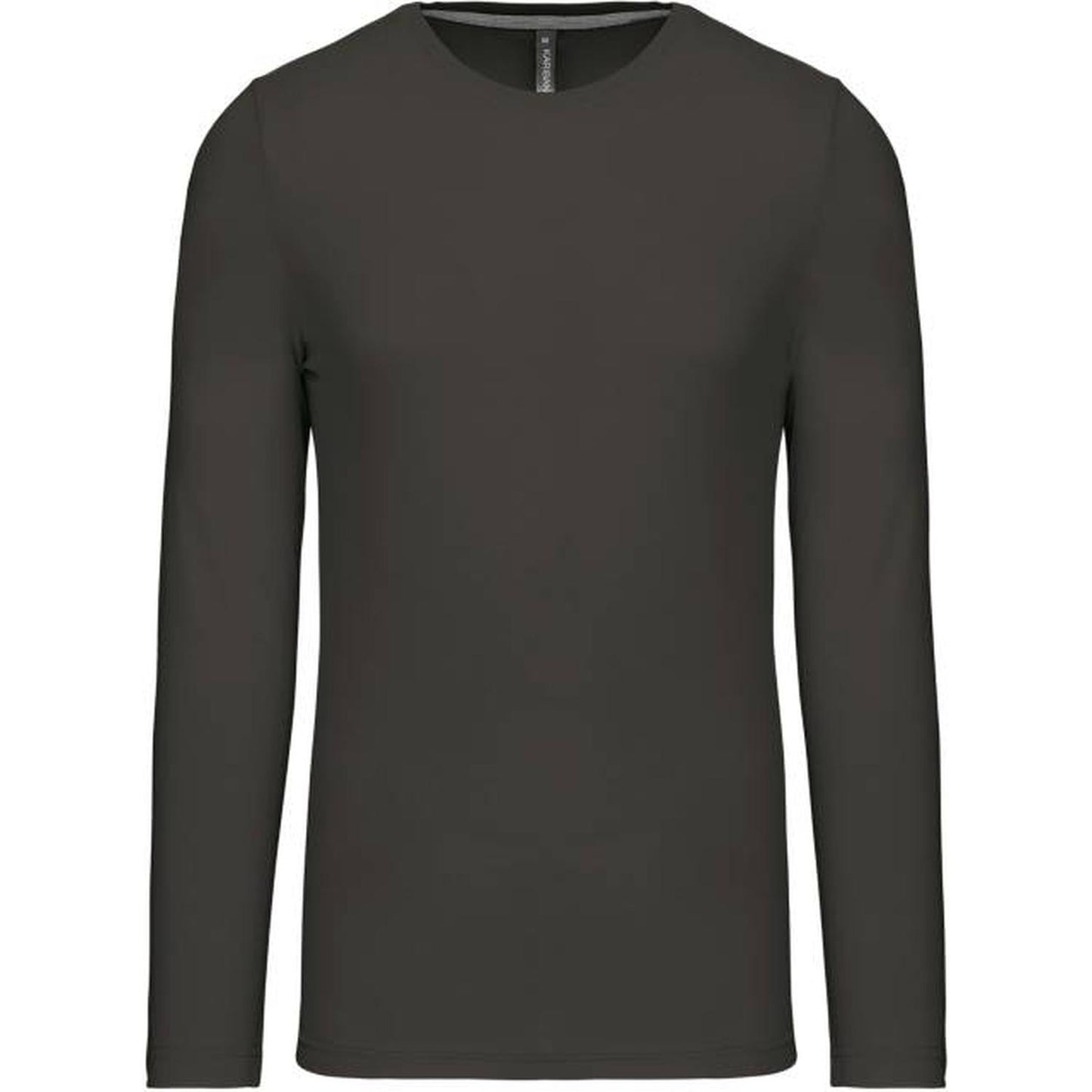 Blusa de manga larga para hombre - color gris oscuro