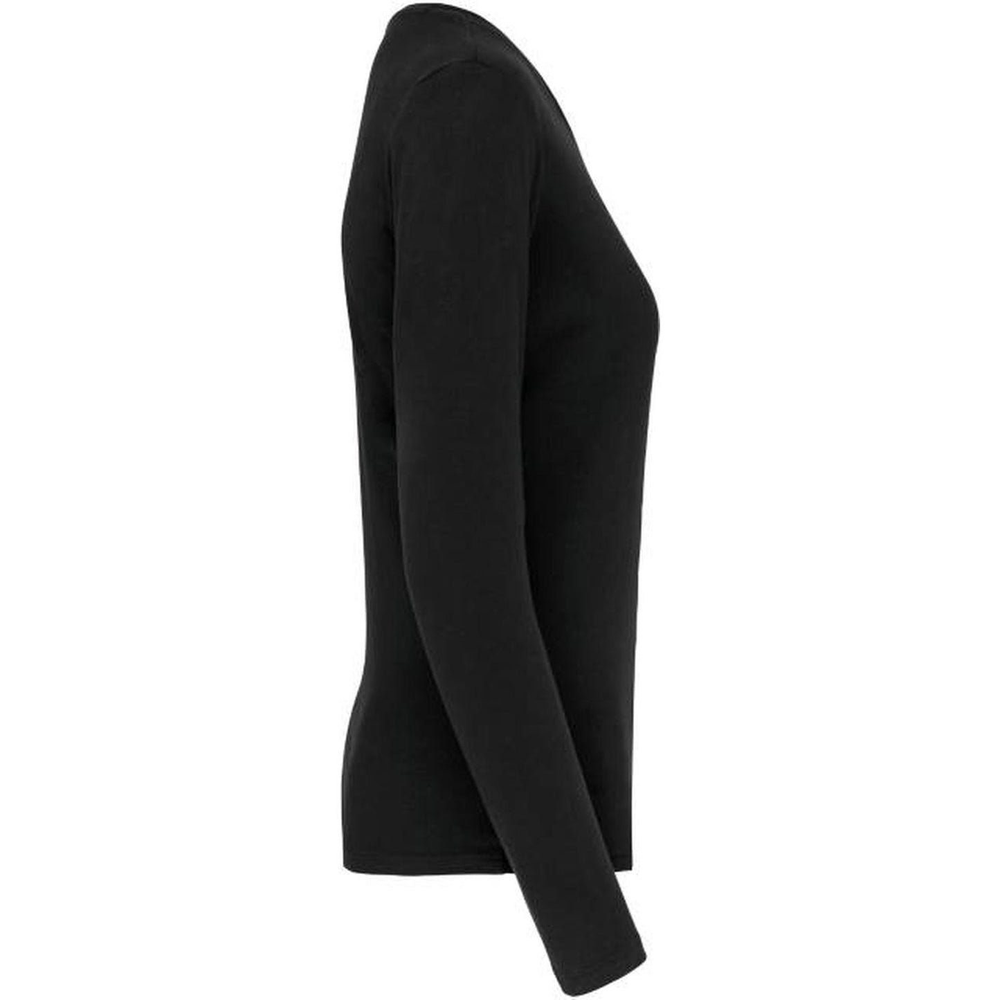 Women's long sleeve blouse - color black