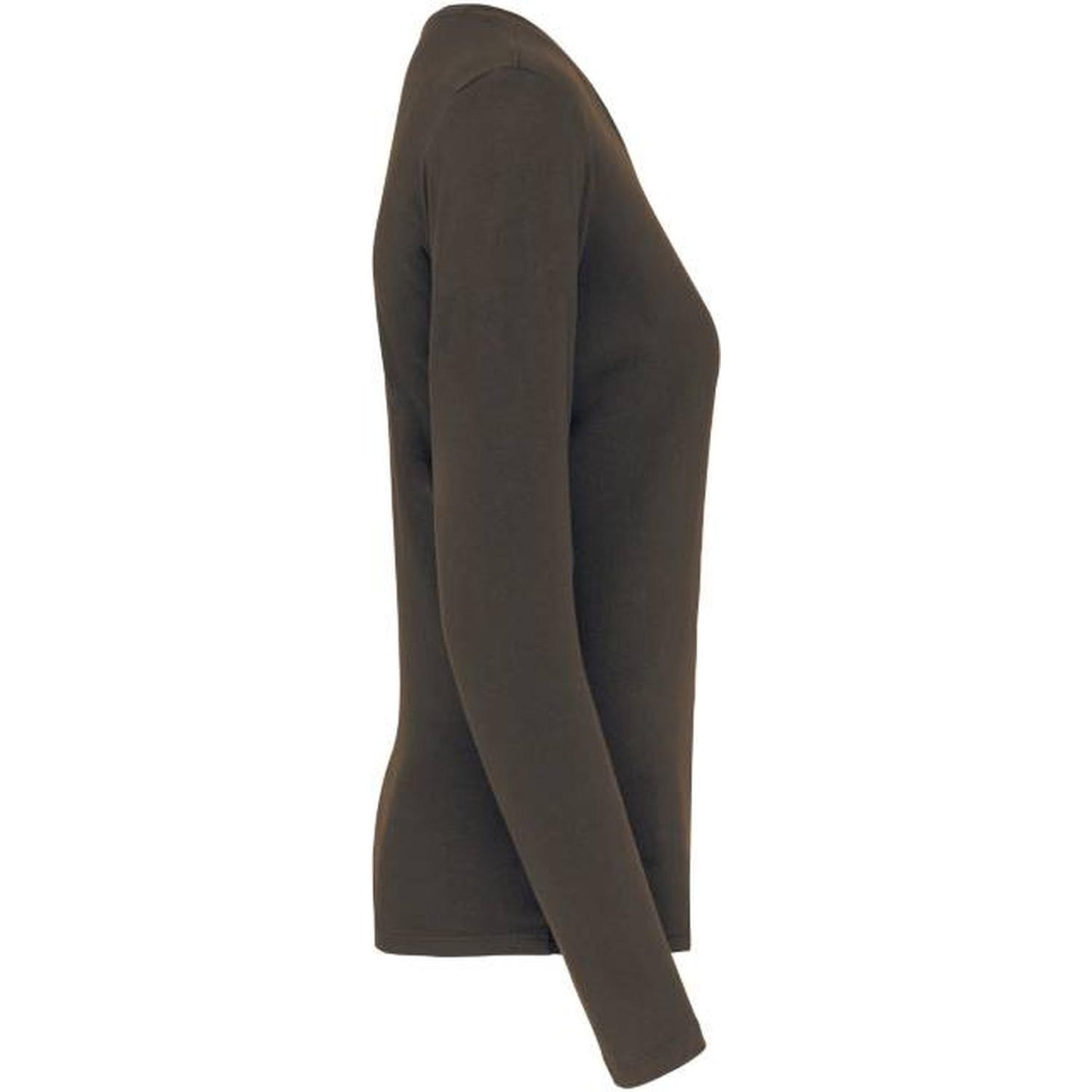 Women's long sleeve blouse - dark gray color
