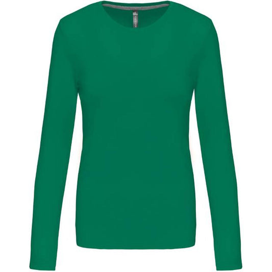 Women's long sleeve blouse - grass green