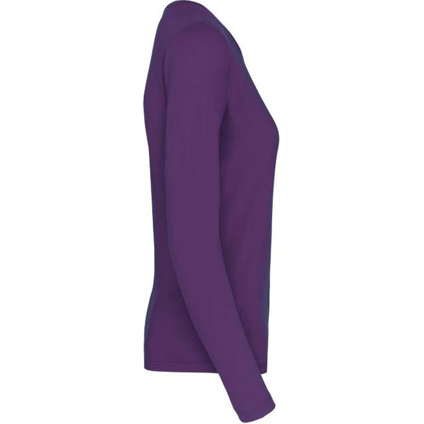 Blusa de manga larga para mujer - morada