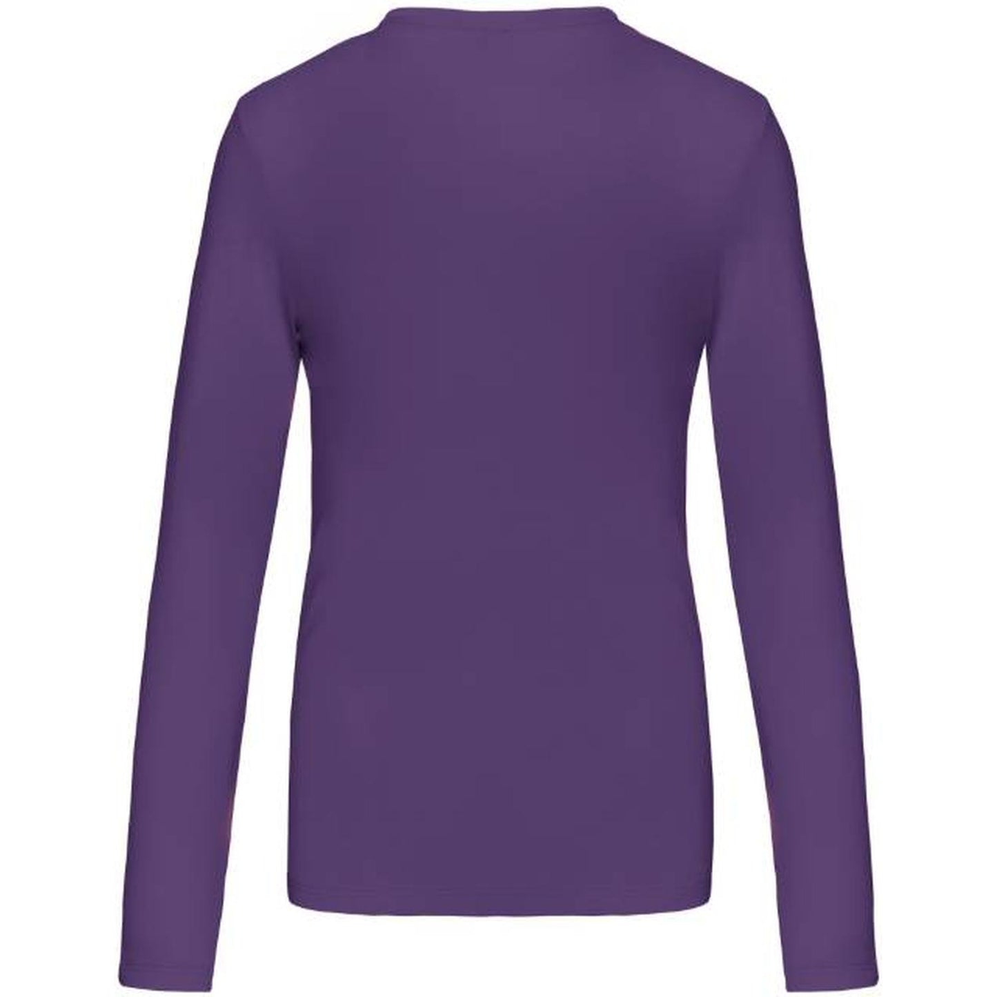 Blusa de manga larga para mujer - morada