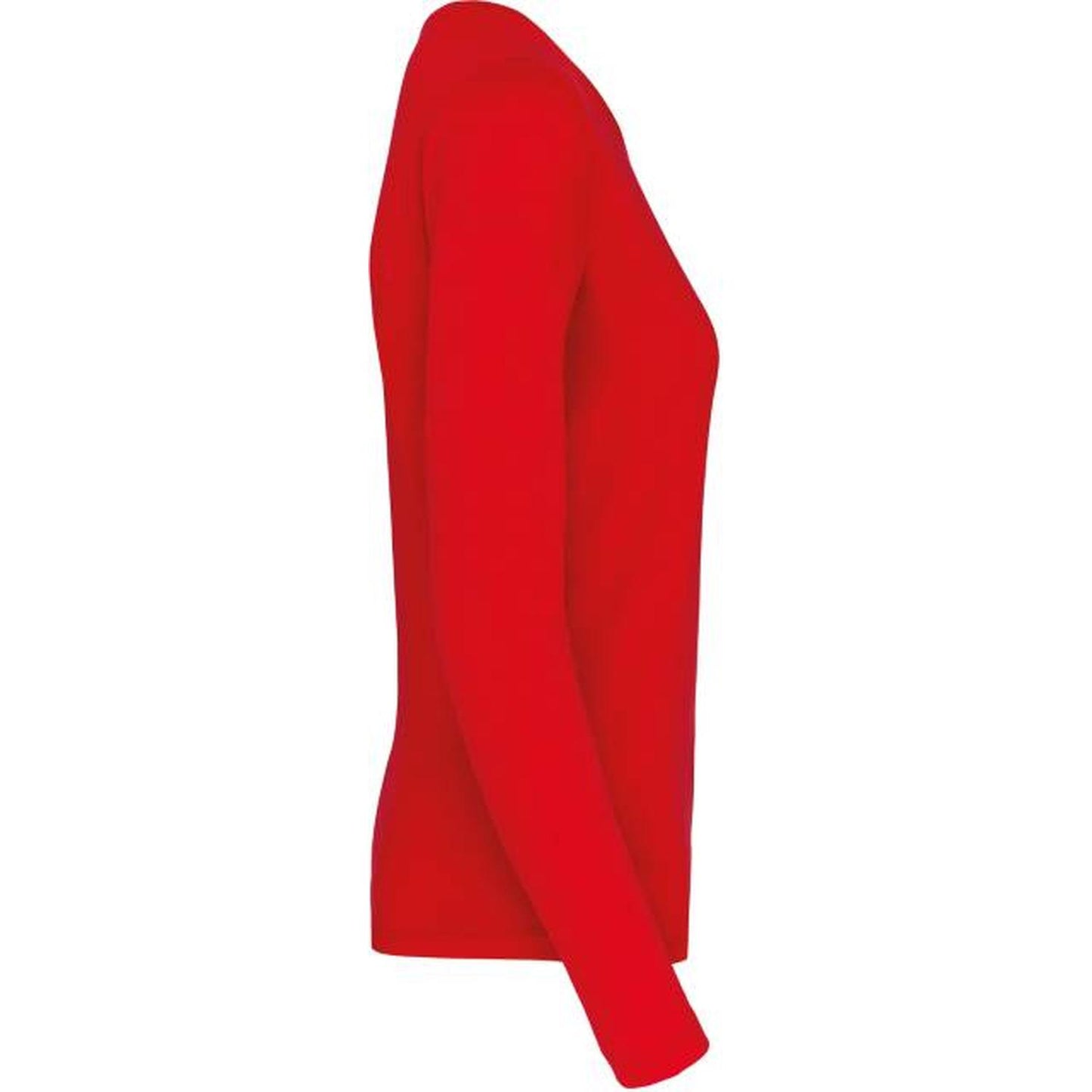 Women's long sleeve blouse - color red