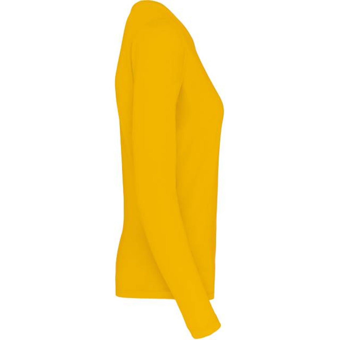 Women's long sleeve blouse - color yellow