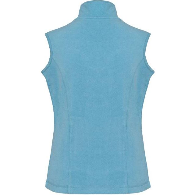 Women's fleece vest - sky blue