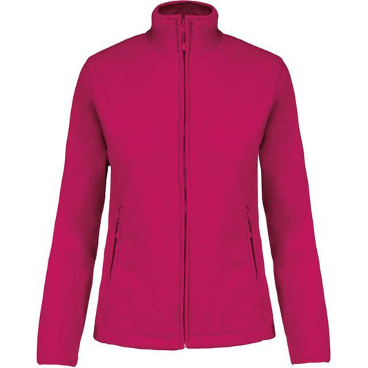 Women's fleece jacket - fuchsia color