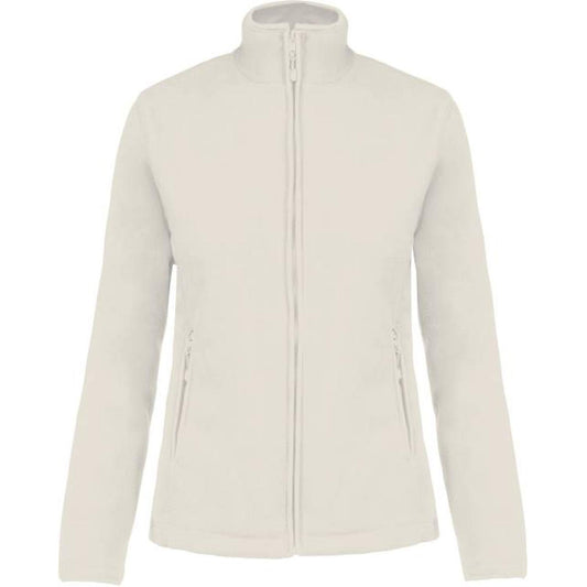 Women's fleece jacket - natural color