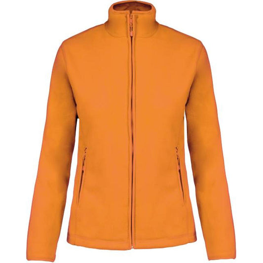 Women's fleece jacket - orange color