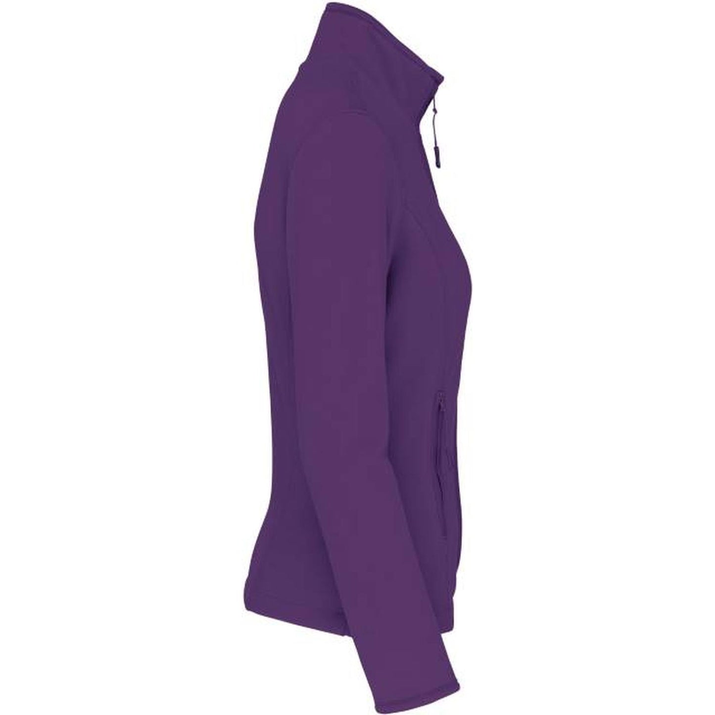 Women's fleece jacket - purple