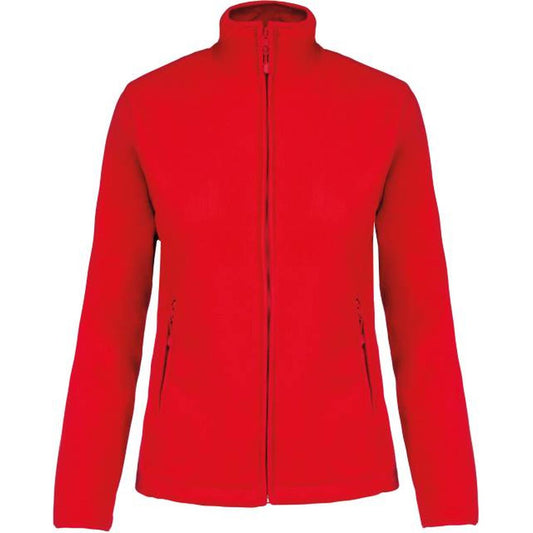 Women's fleece jacket - color red