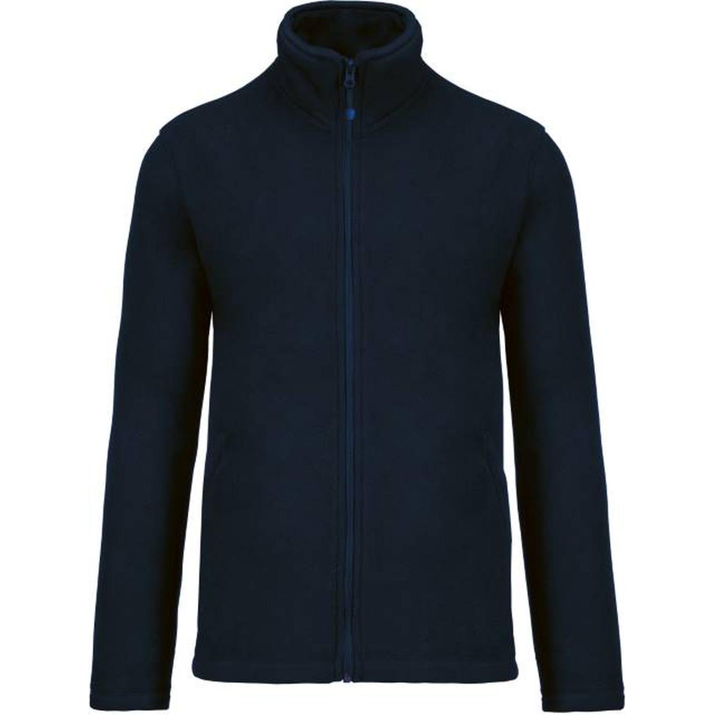 Men's fleece jacket - color navy blue