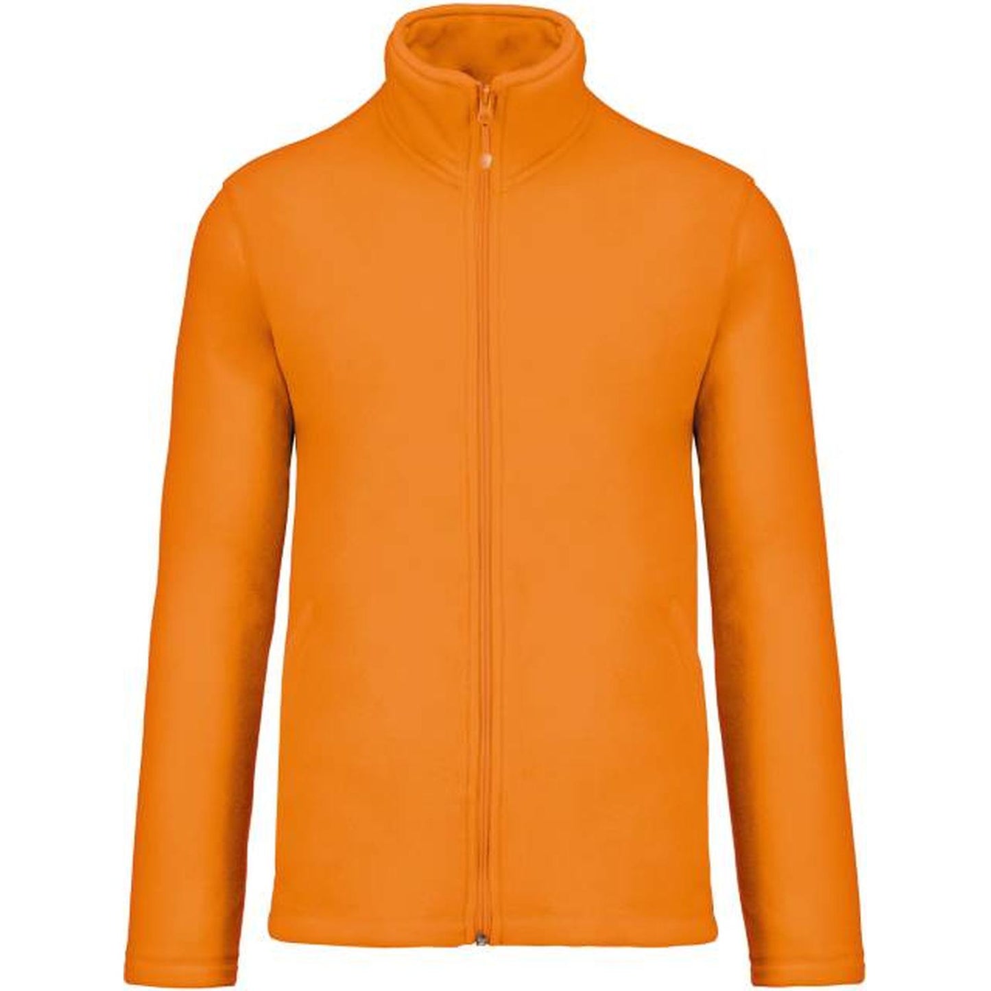 Men's fleece jacket - orange color