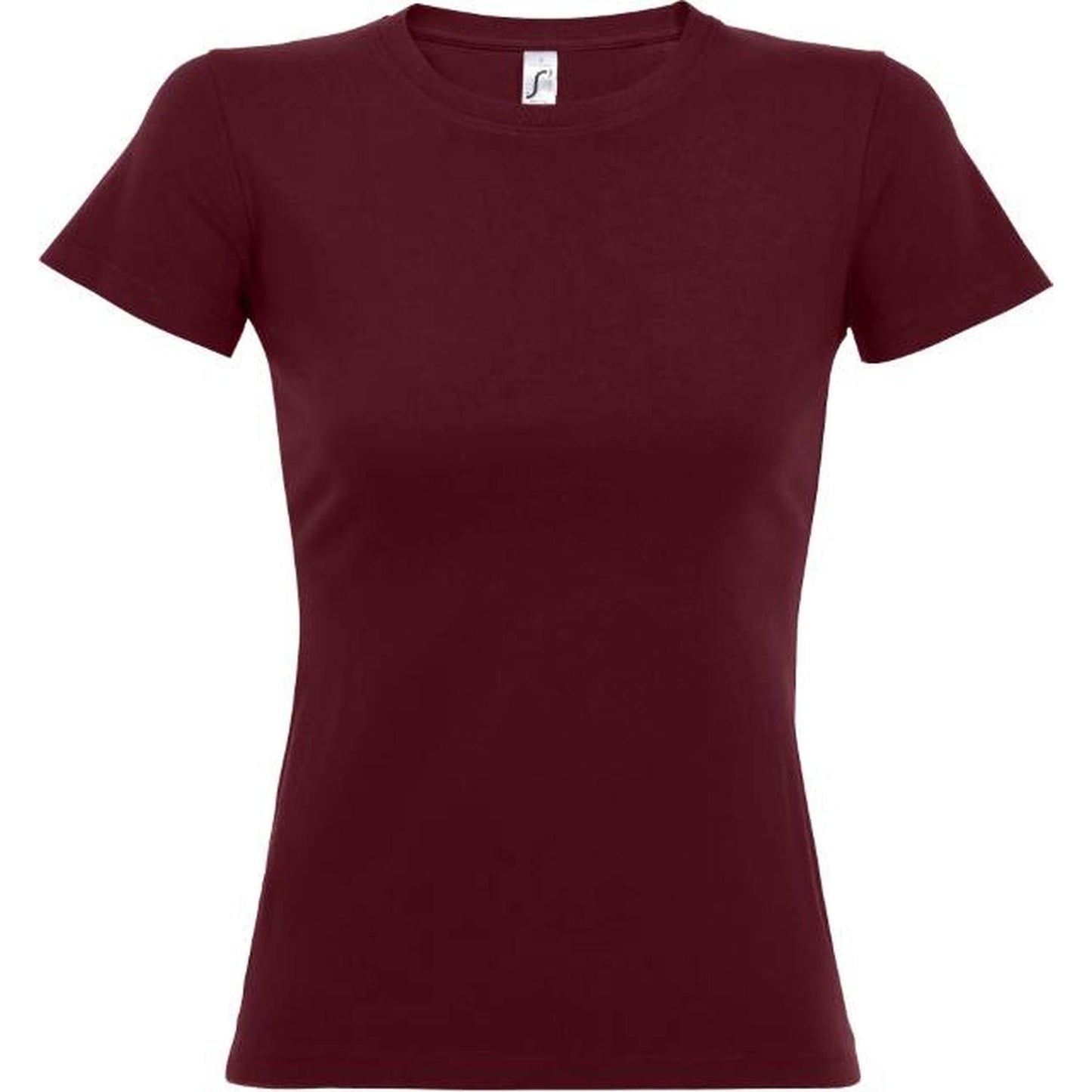 Women's T-shirt - burgundy color, Sol's