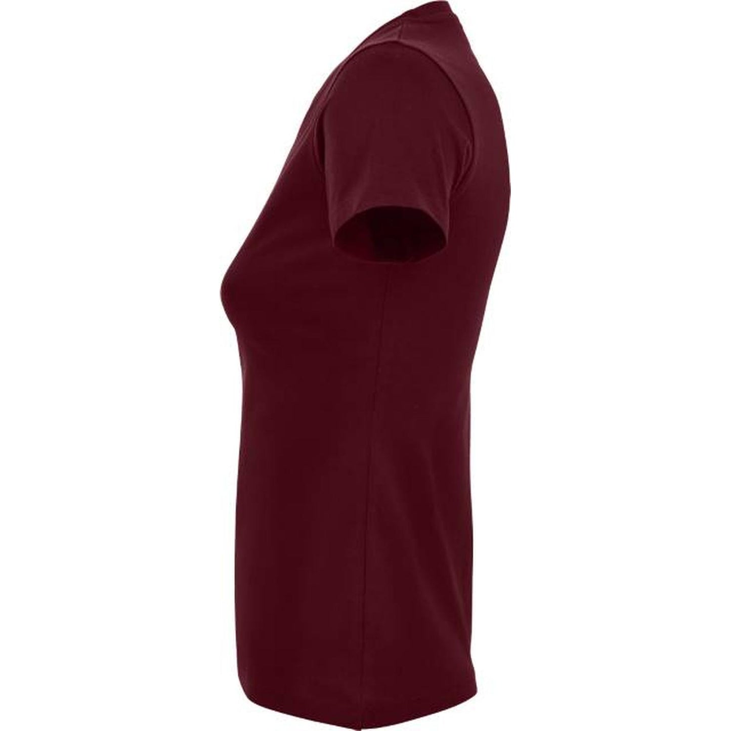 Women's T-shirt - burgundy color, Sol's