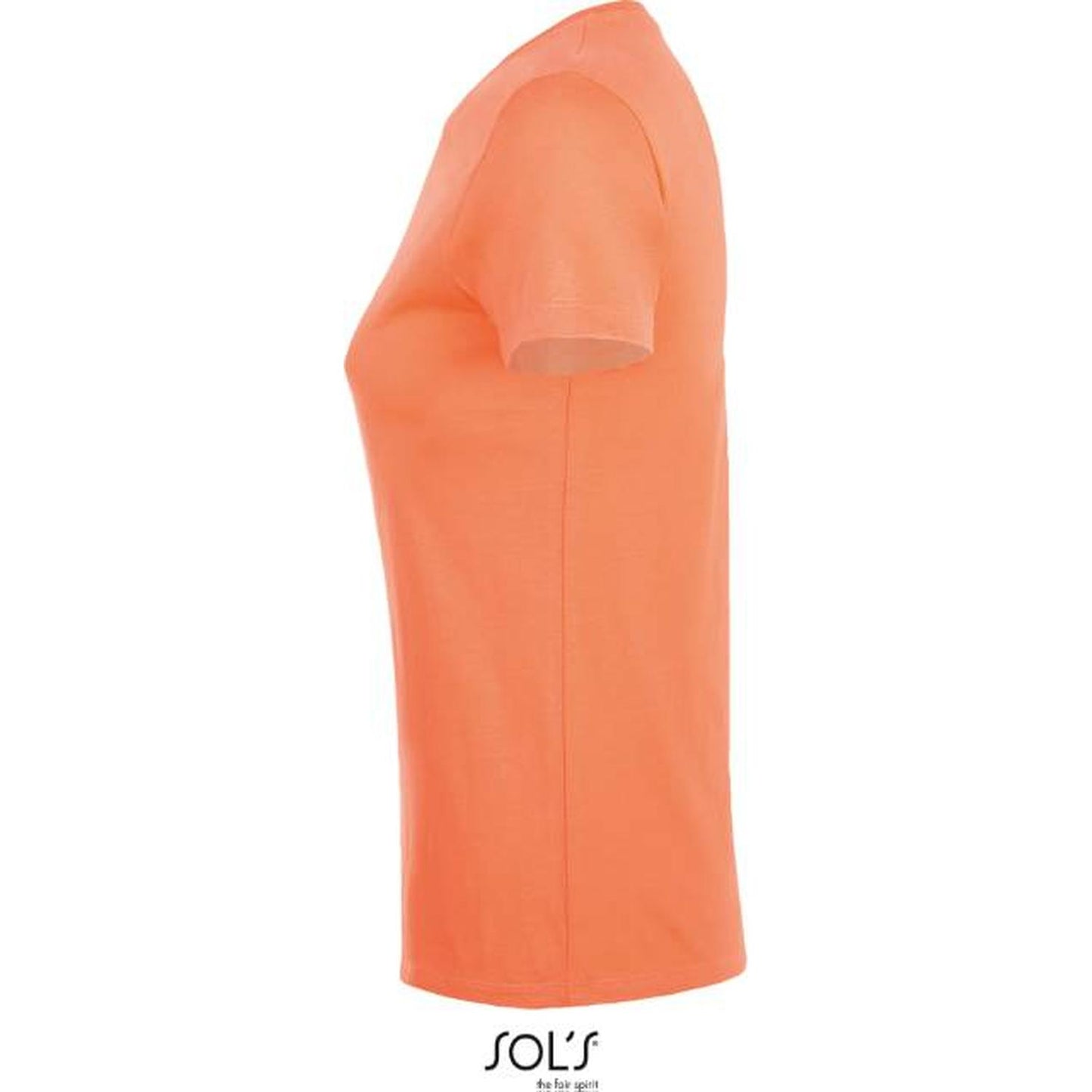 Women's T-shirt - apricot color, 25.1825