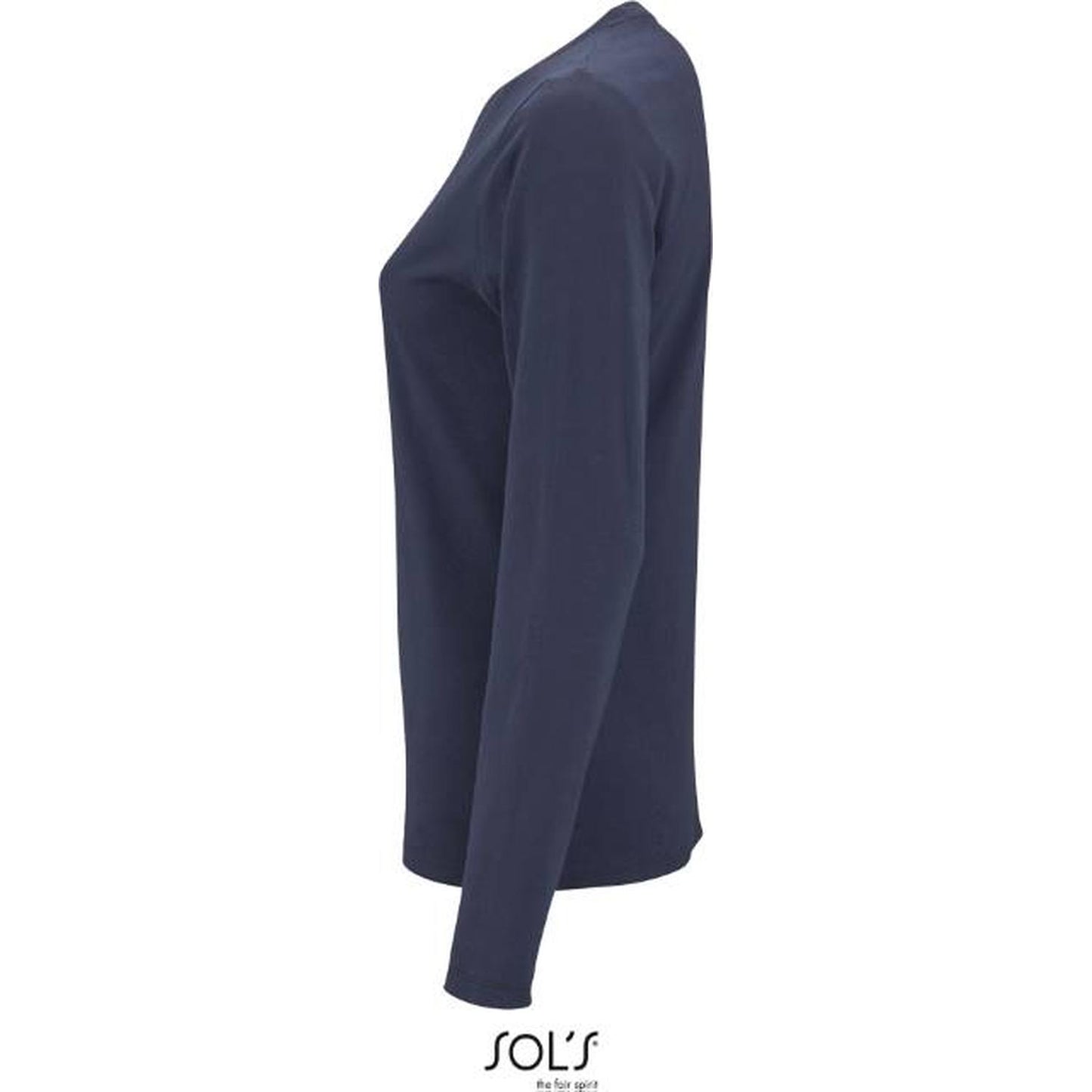 Women's long sleeve blouse - mouse gray color, Sol's