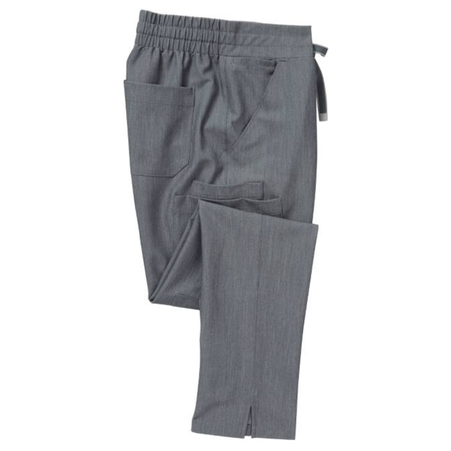 Women's elastic cargo pants - color gray