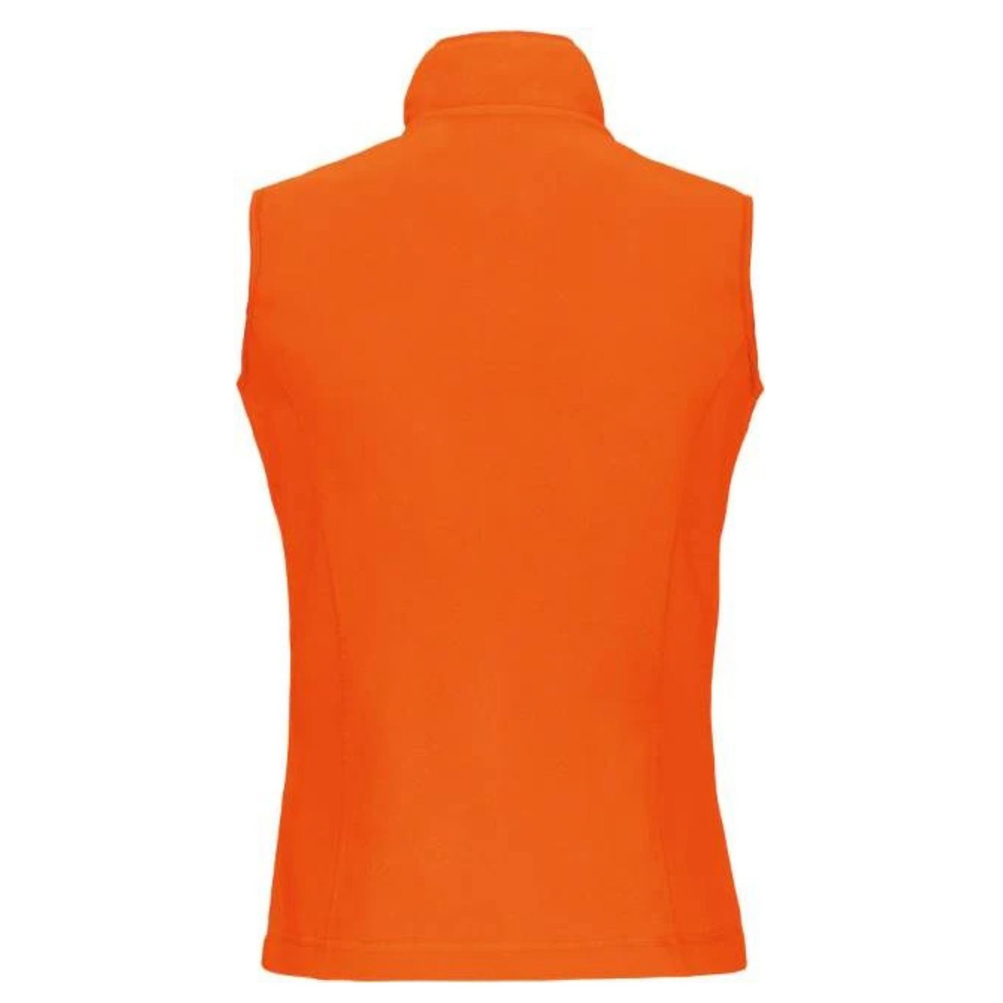 Women's fleece vest - orange color