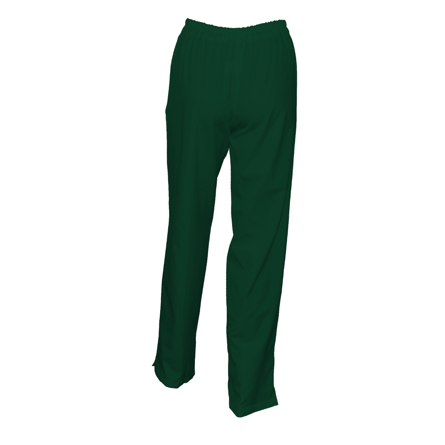 Women's trousers with front double seam - color dark green, model FPSoft