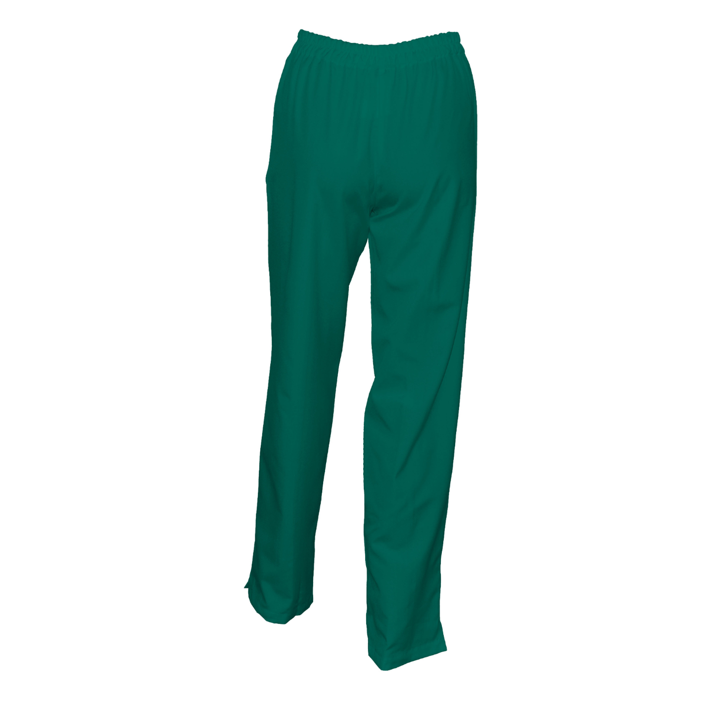 Women's trousers with front double seam - color dark sea green, model FPSoft