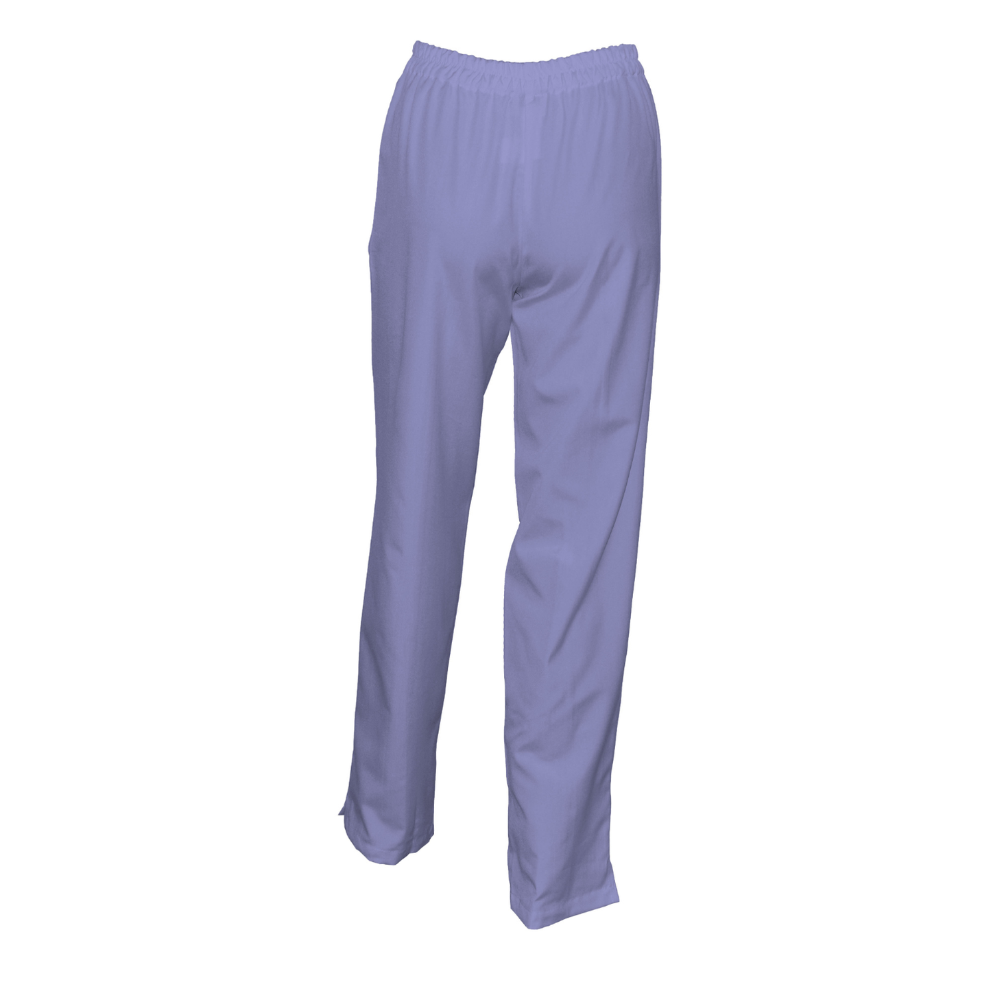 Women's trousers with front double seam - color purple, model FPSoft