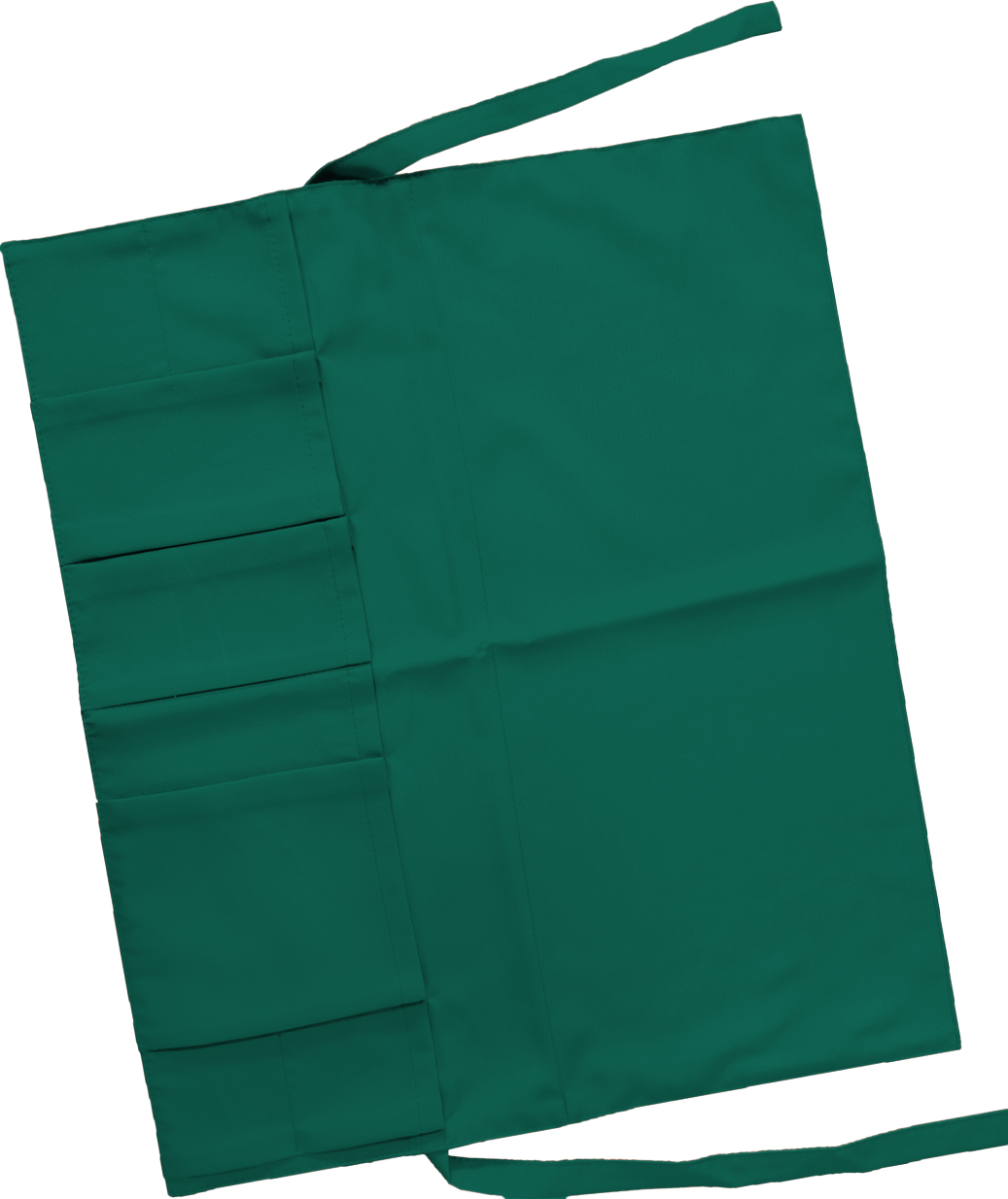 Surgical compress with hole - emerald color