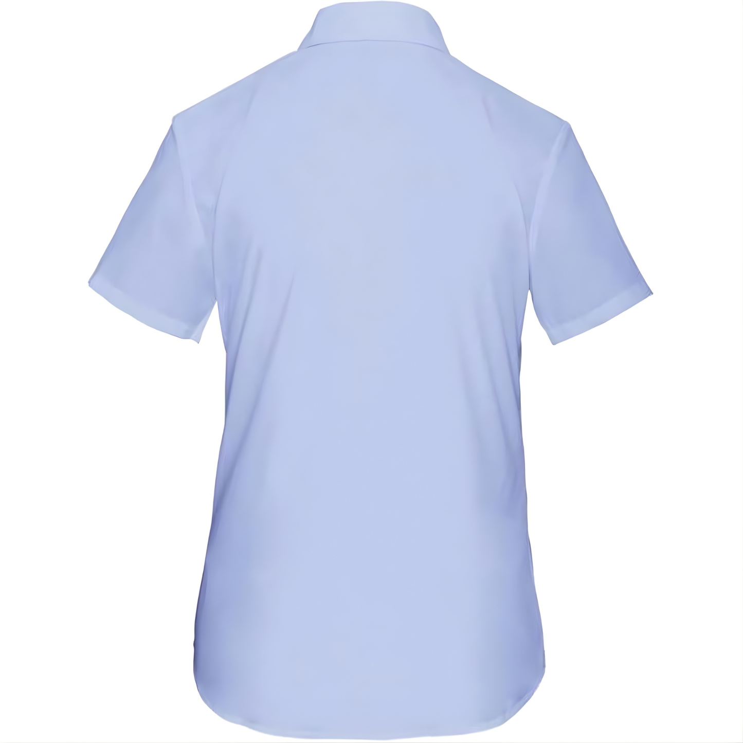 Дамска блуза от поплин с къс ръкав - цвят светло син – Медицински облекла Кали