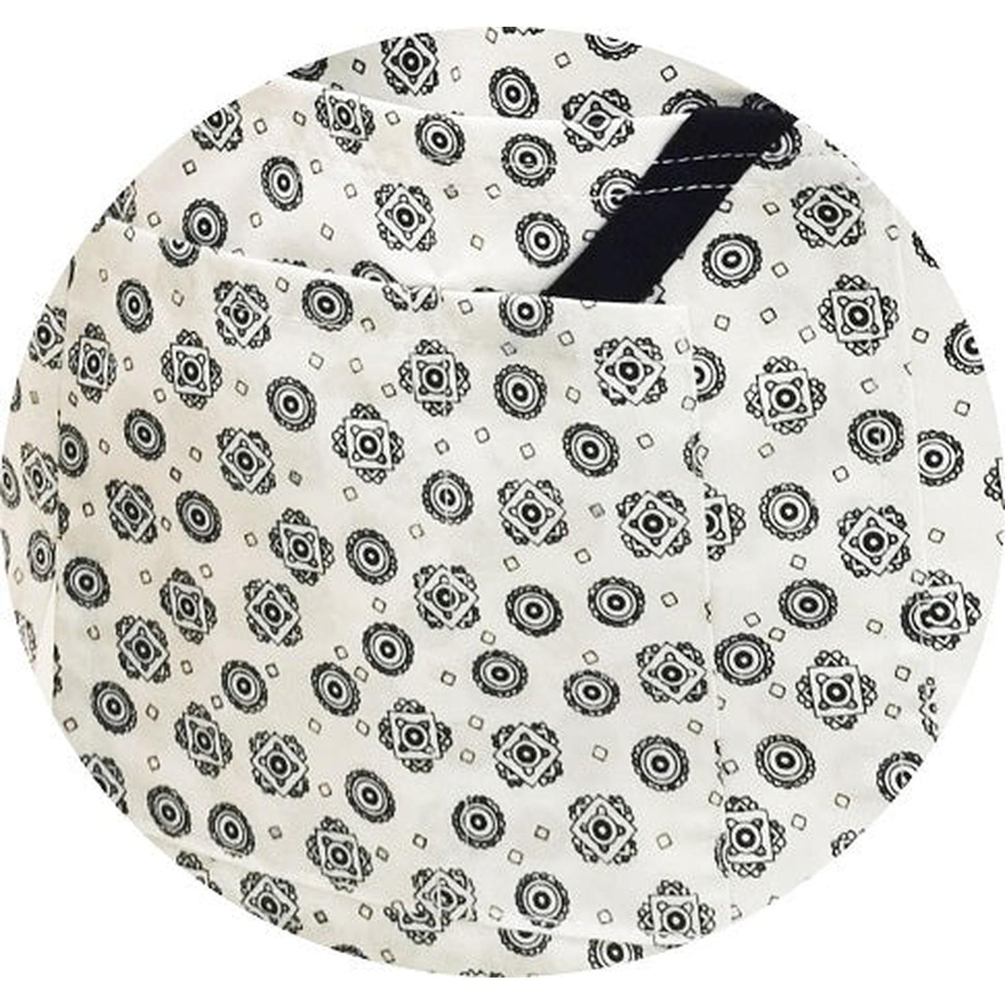 Дамска вталена туника - екрю щампа, модел FVE – Медицински облекла Кали