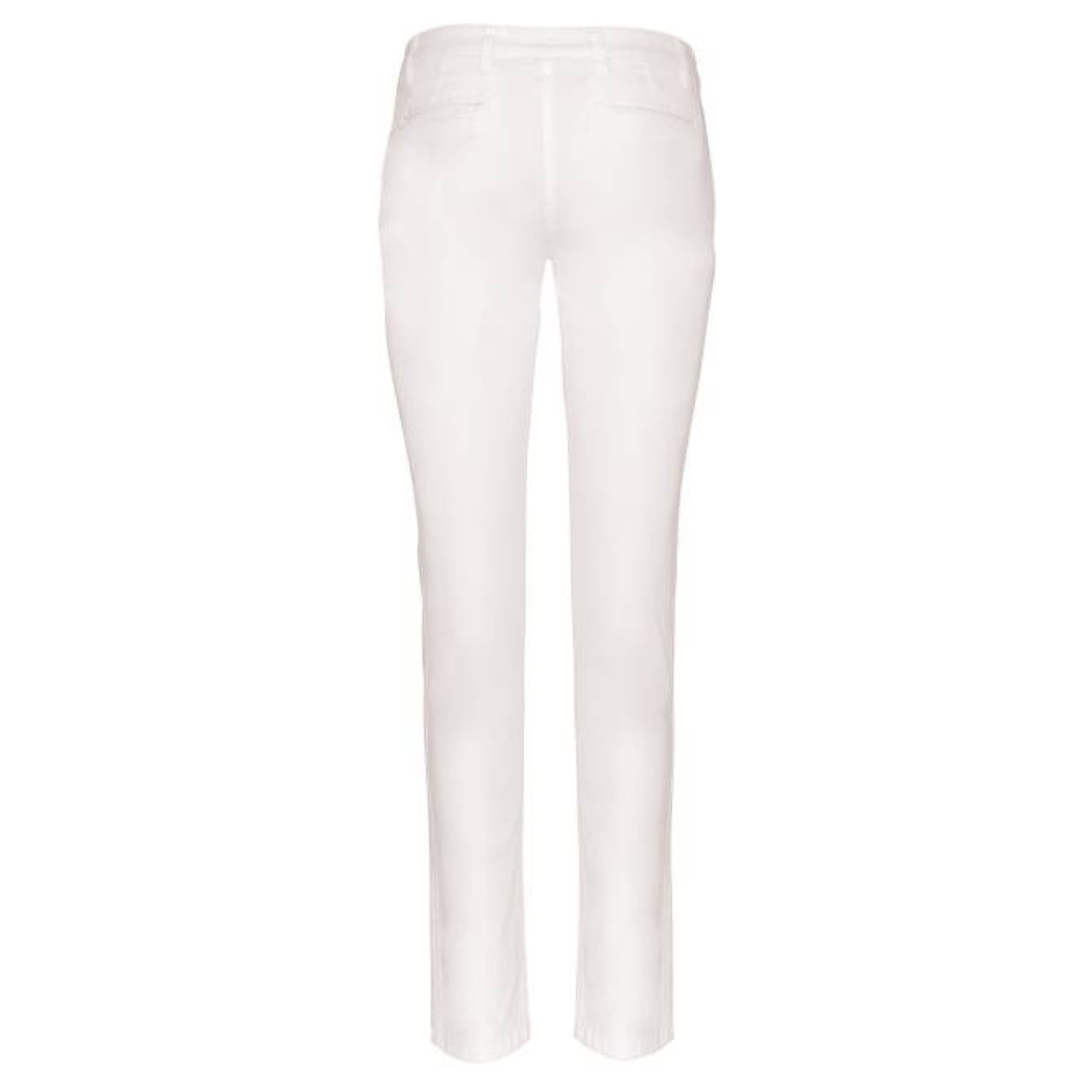 Дамски чино панталон - цвят бял – Медицински облекла Кали