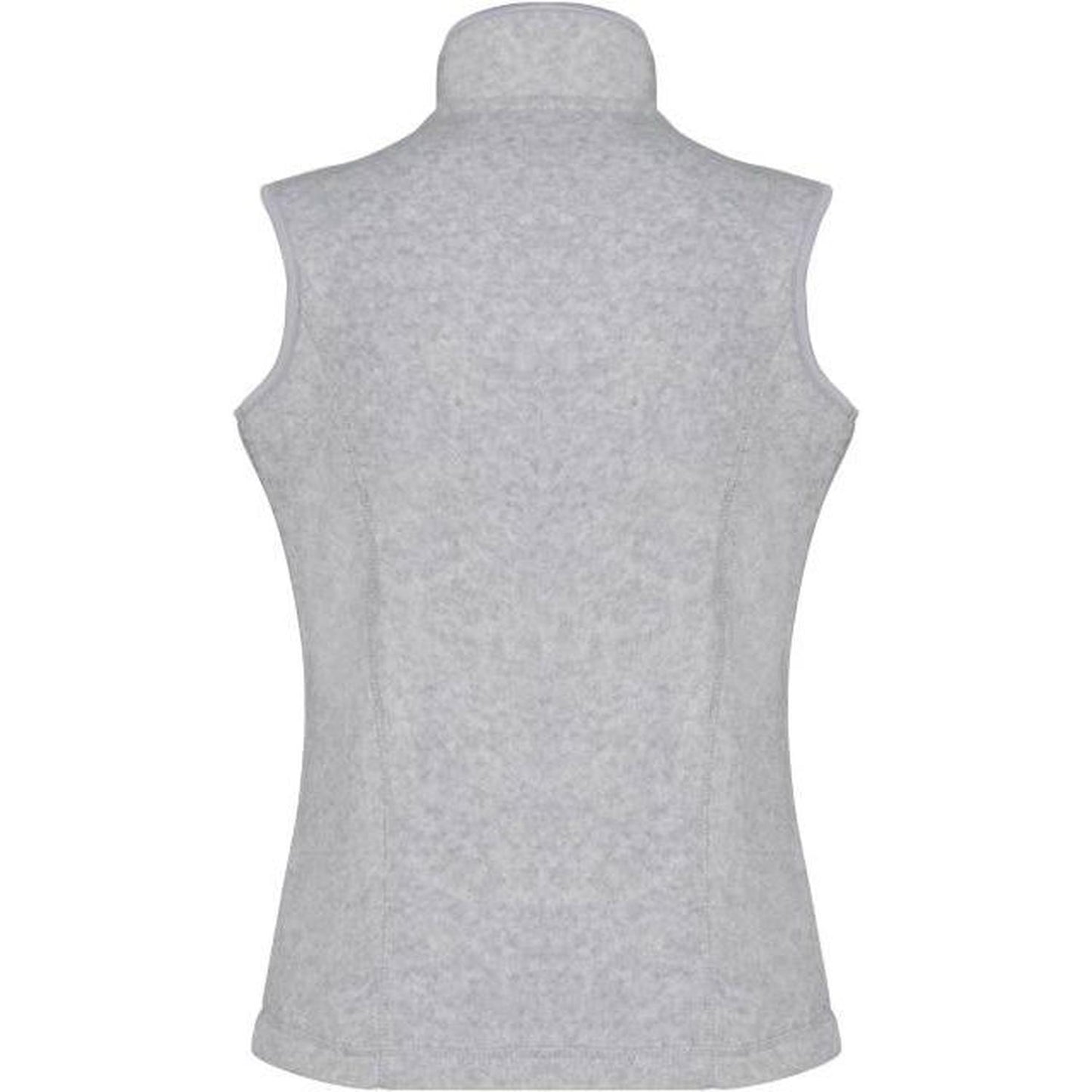 Дамски поларен елек - цвят пепелно сив меланж – Медицински облекла Кали