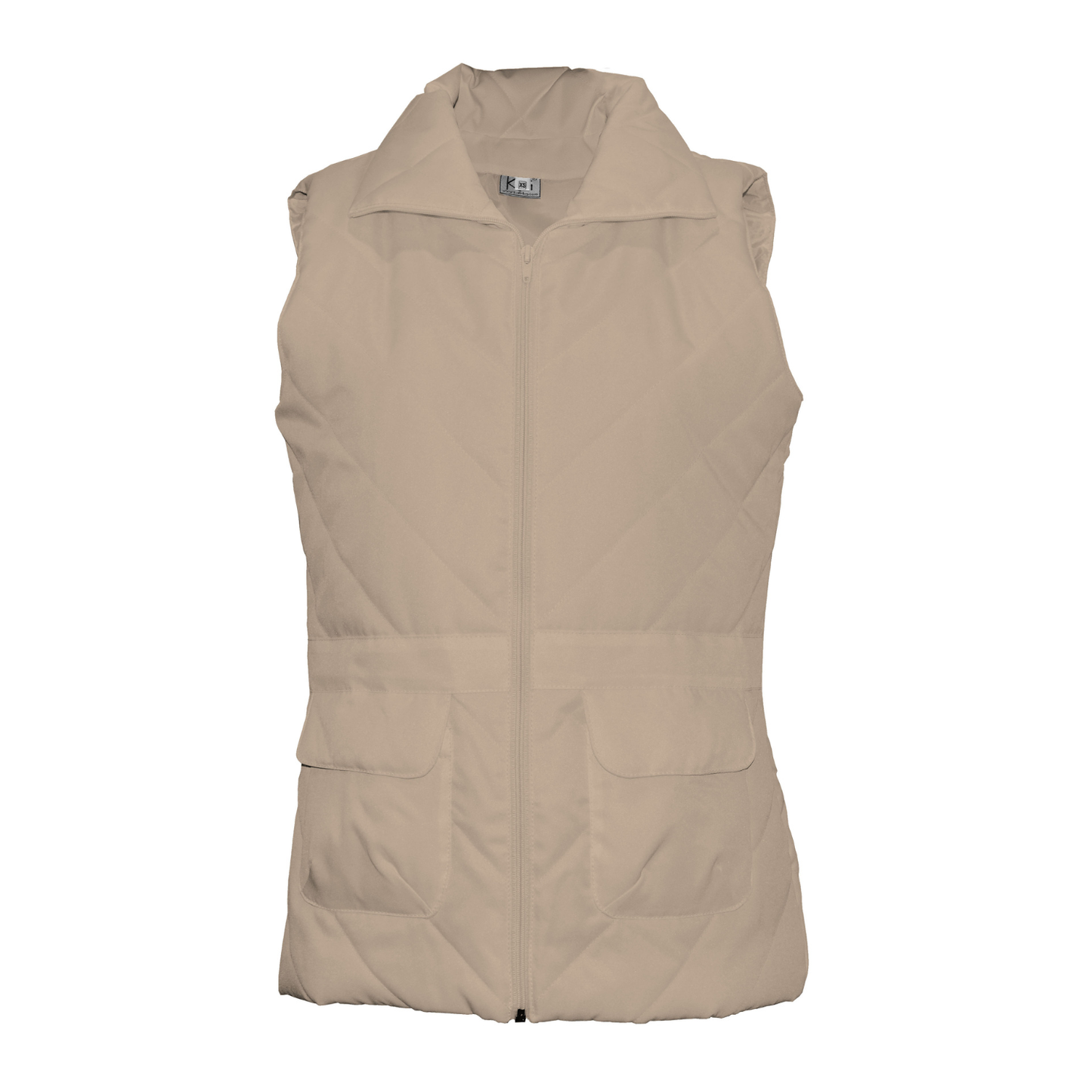 Women's vest - beige color, model ES230-1