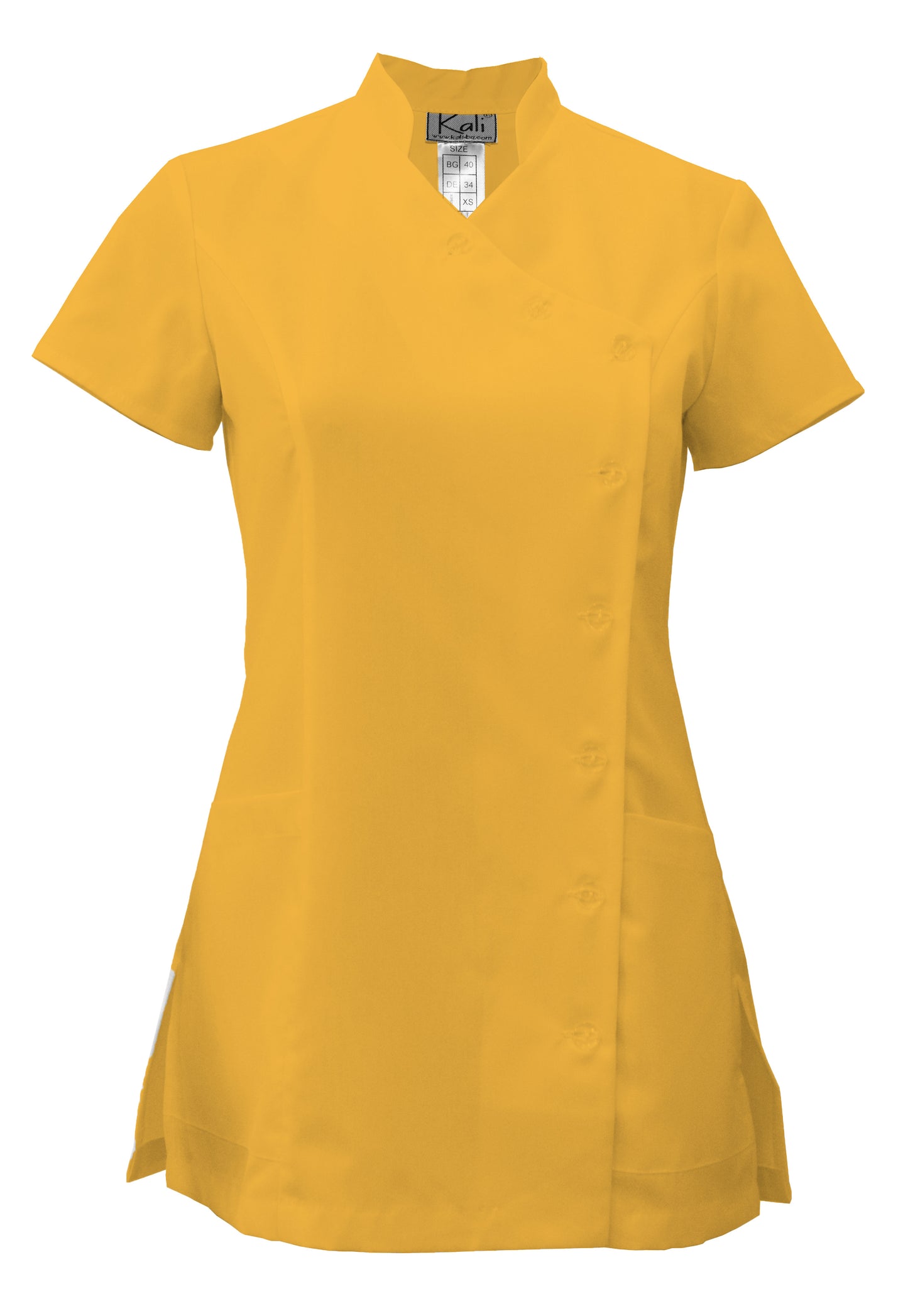 Women's tunic with side fastening - color yellow, model F207-4A