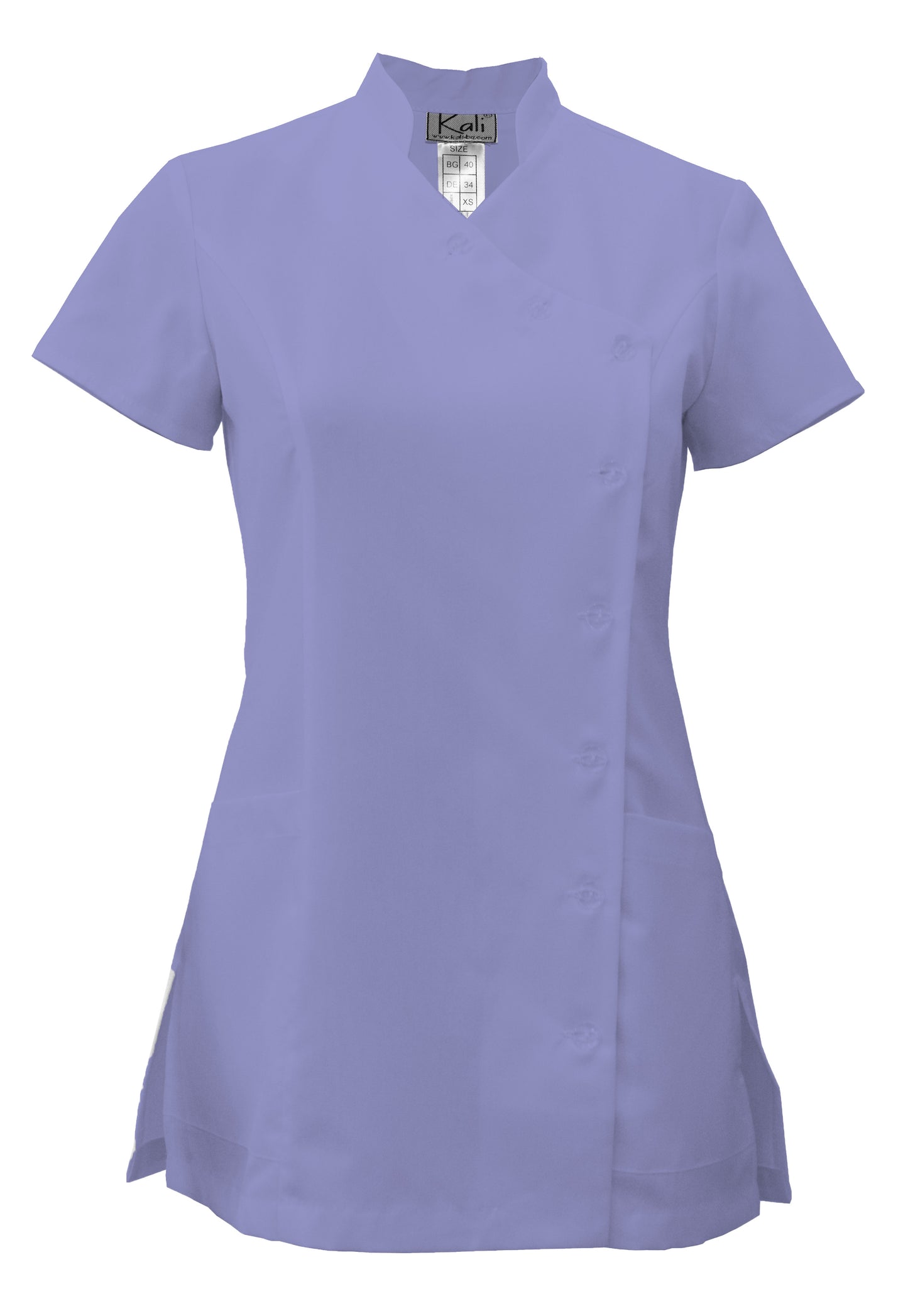 Women's tunic with side fastening - color purple, model F207-4A