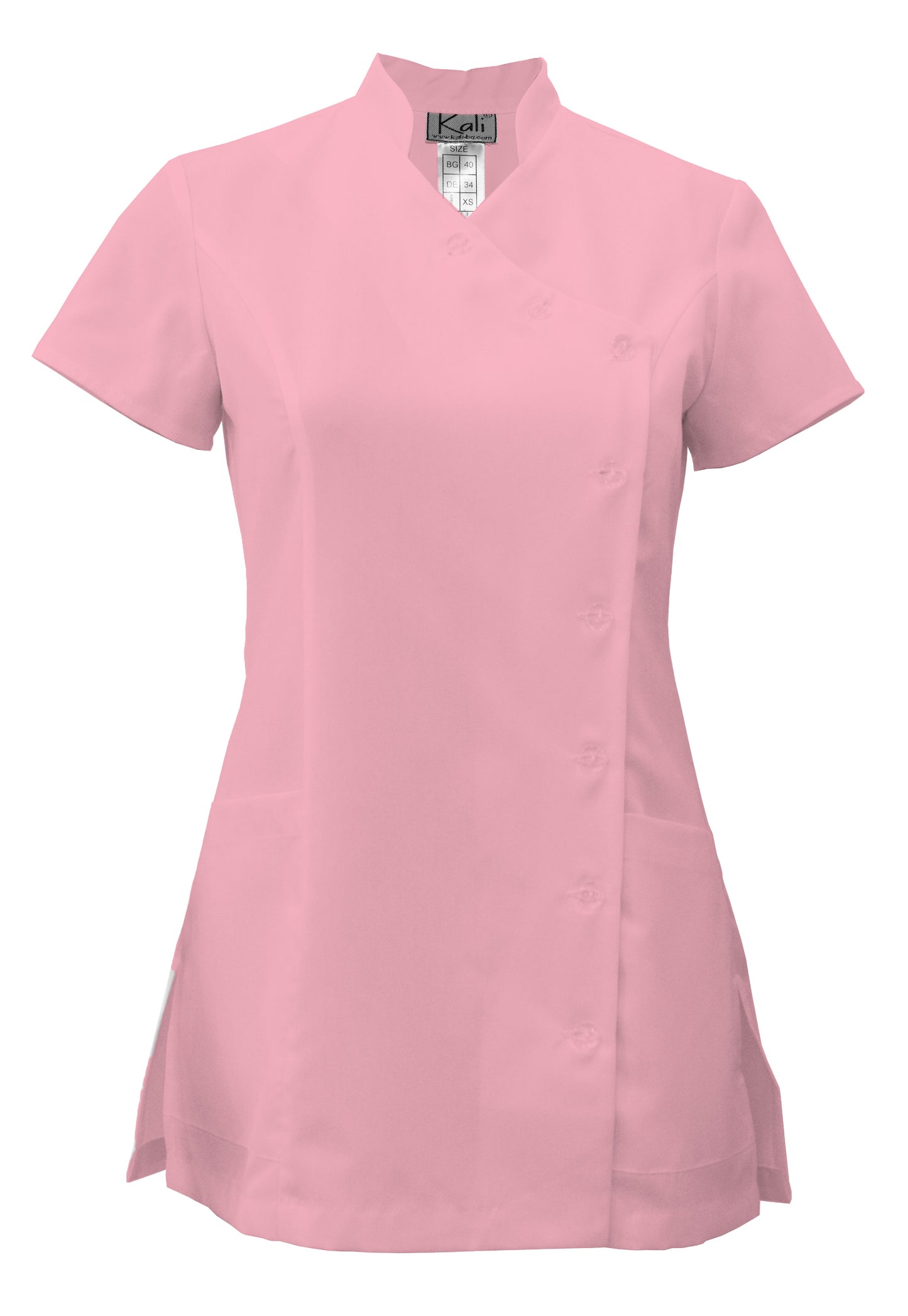 Women's tunic with side fastening - color pink, model F207-4A