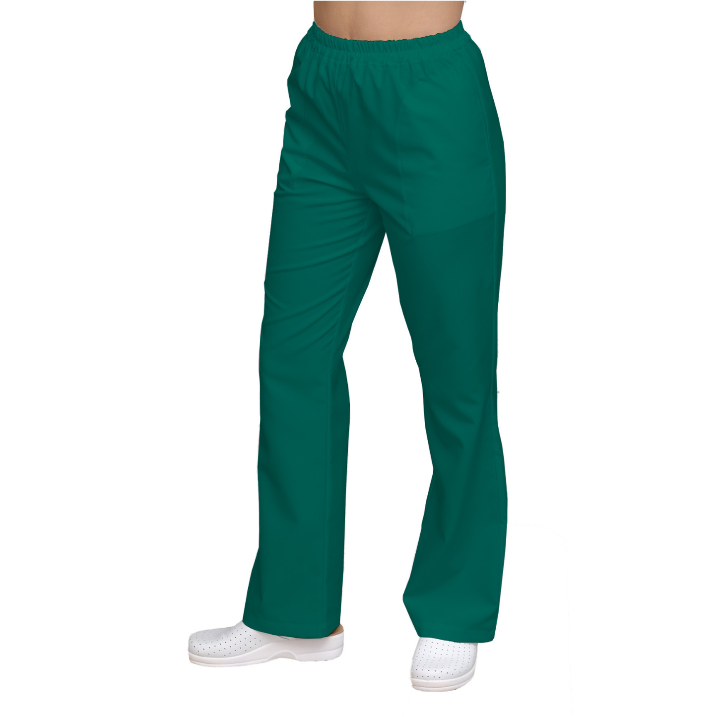 Women's Charleston pants - dark navy green, model FP405