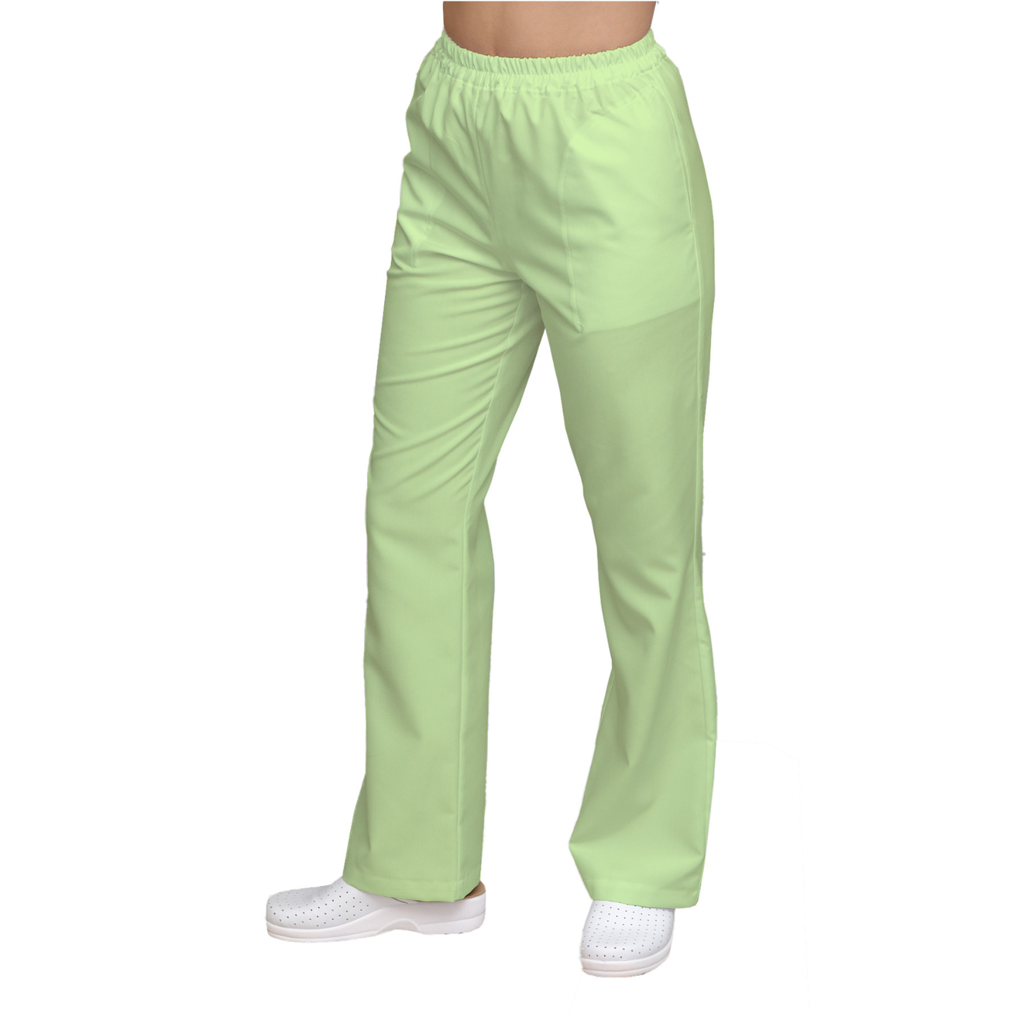 Women's Charleston pants - color pale green, model FP405