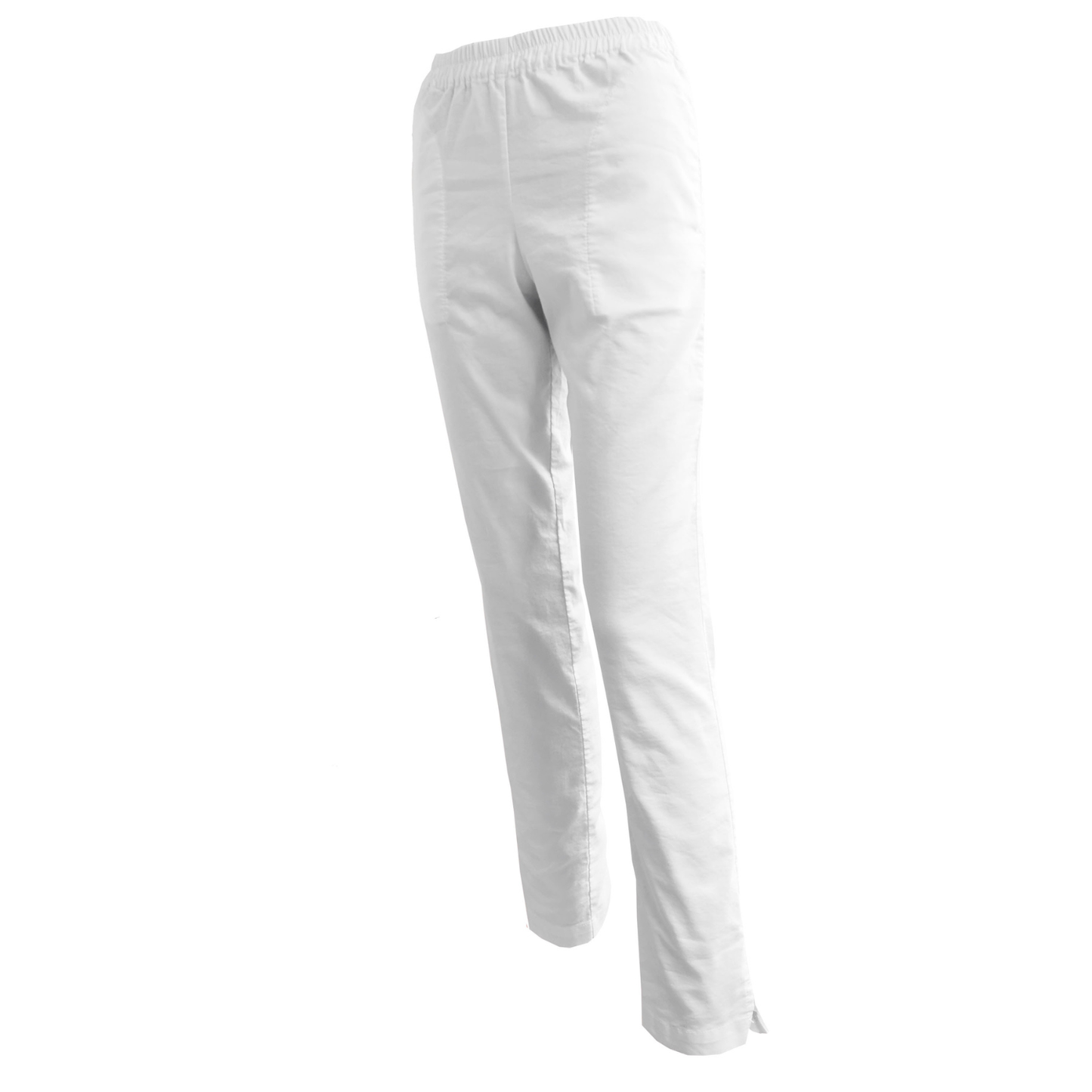 Women's elastic pants FP406 - color white