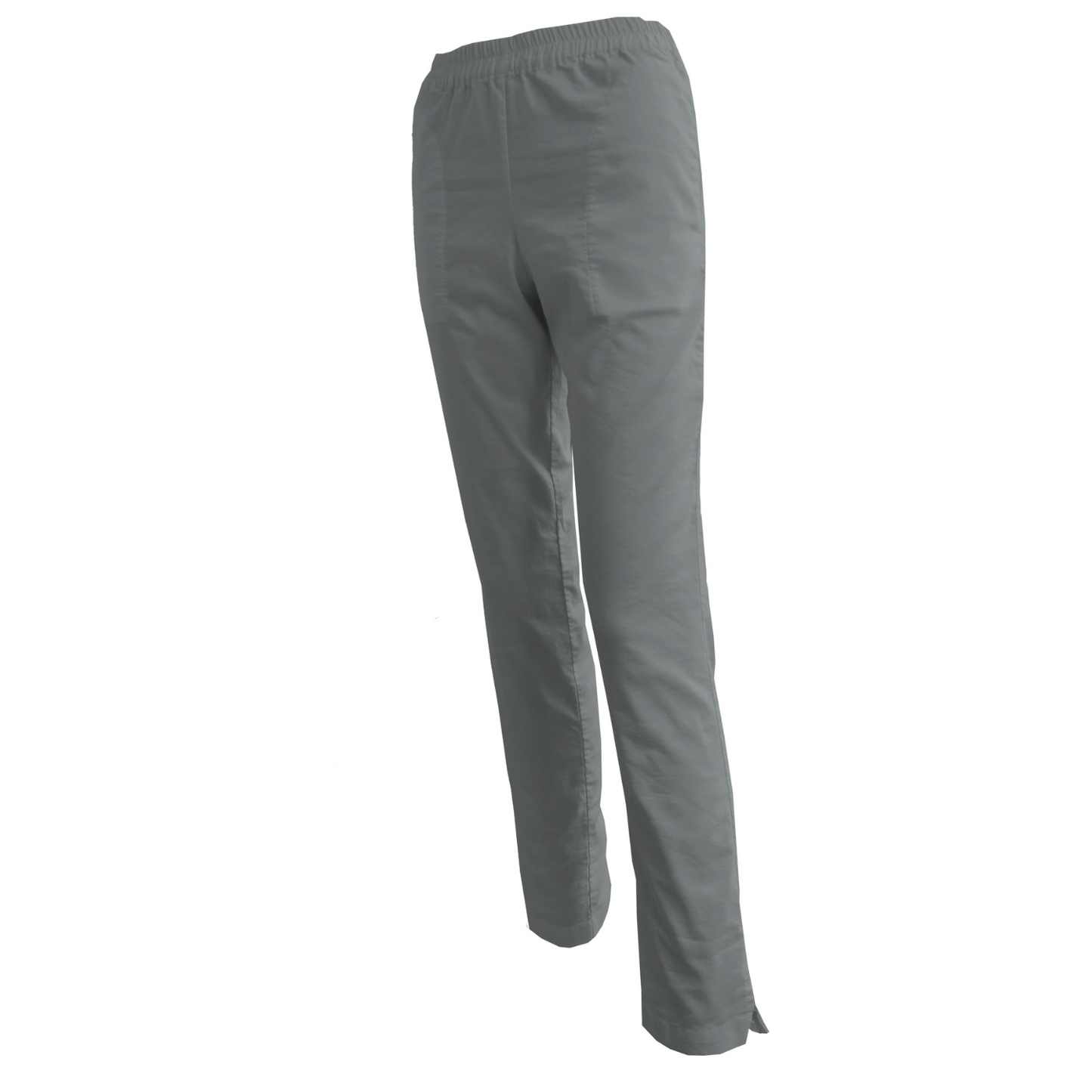 Women's elastic pants FP406 - color light gray