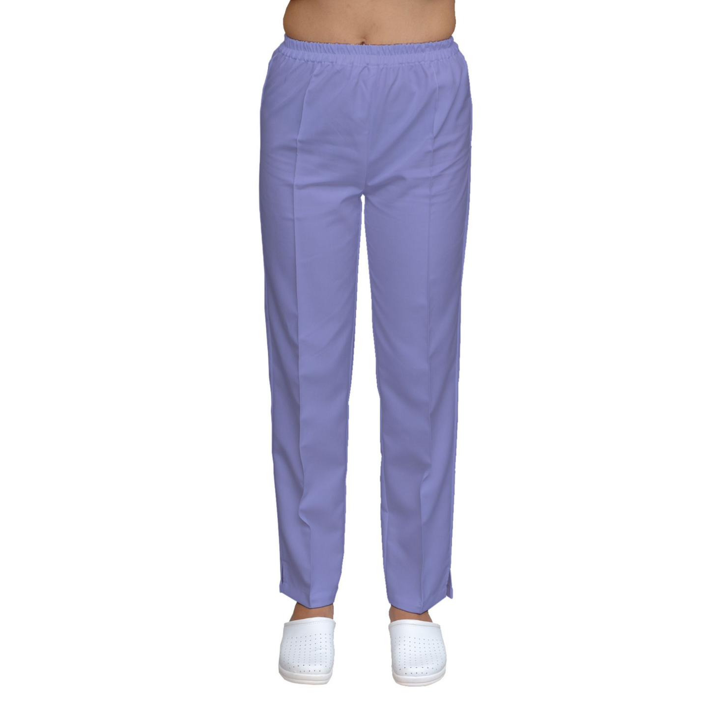 Women's straight pants - purple color, model FP