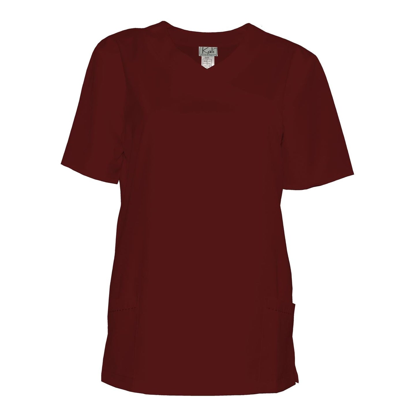 Women's tunic - burgundy color, model FVDL