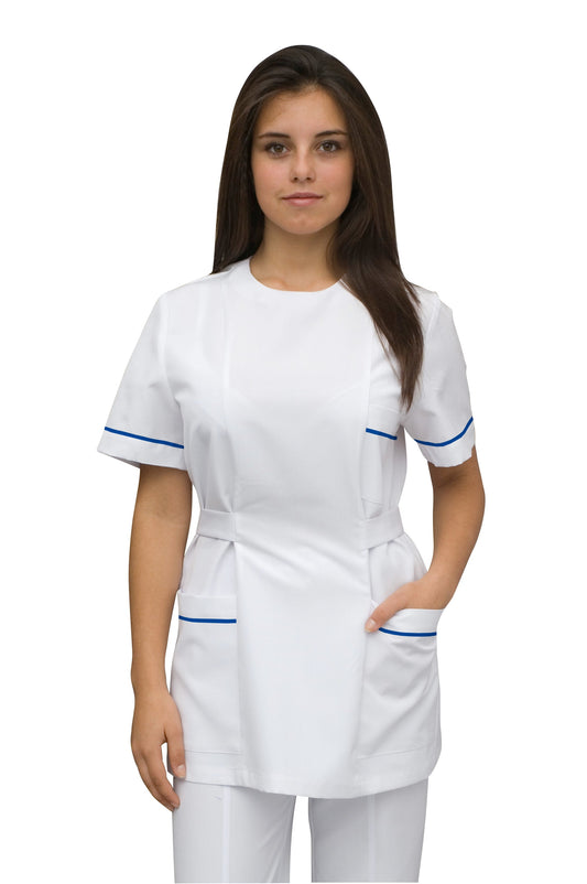 Women's tunic - color white, model FZad