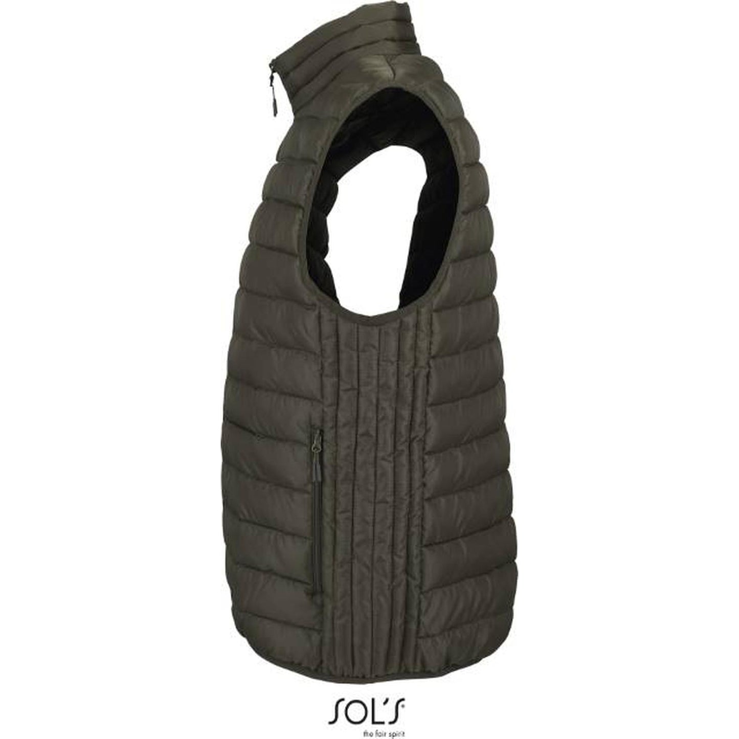 Лек мъжки елек - цвят военно зелено – Медицински облекла Кали