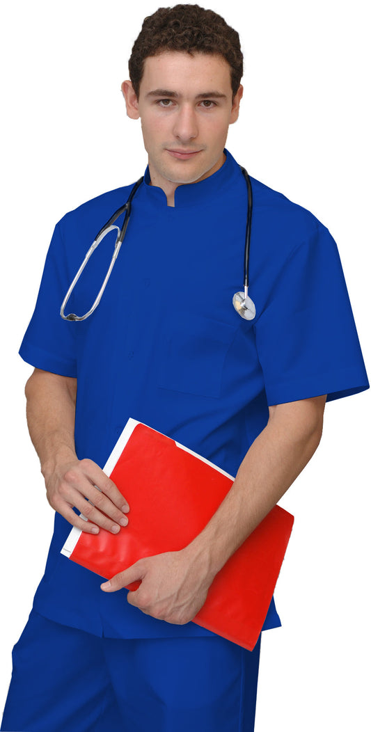 ORDER of men's colored tunic - color royal blue, model MS213-31