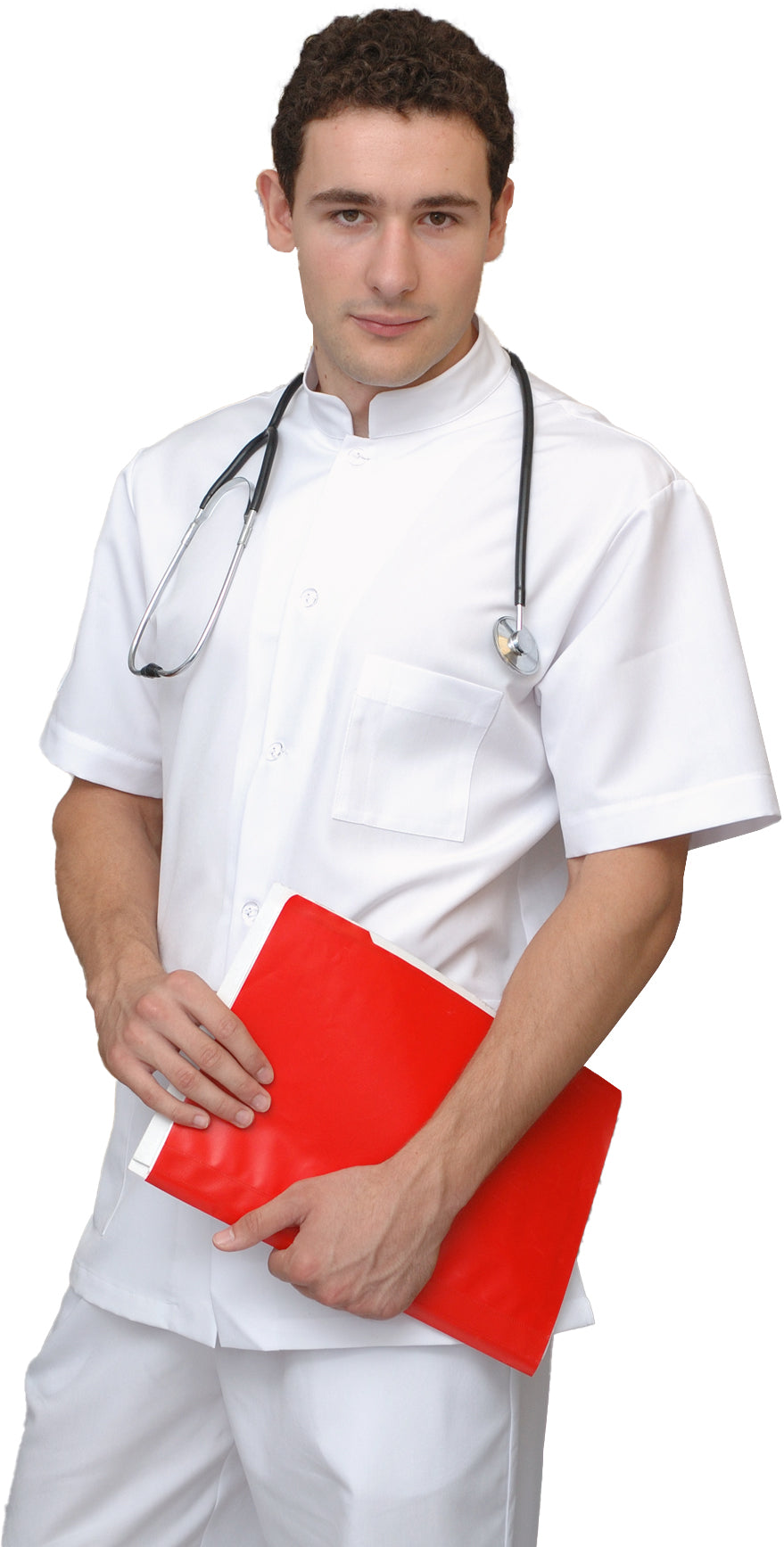 ORDER of men's tunic - color white, model MS213-31