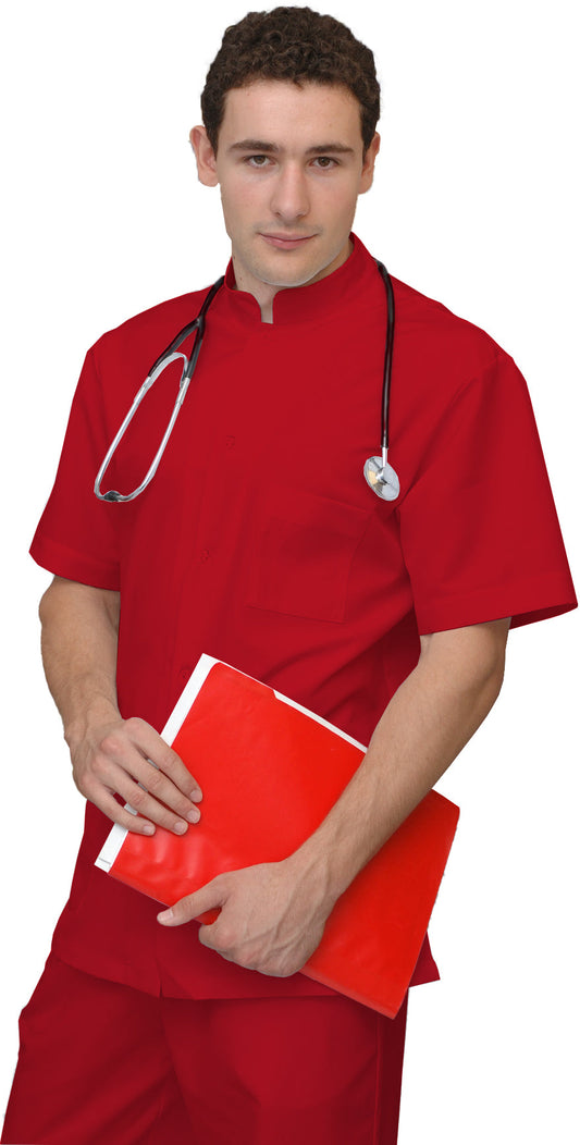 ORDER of men's colored tunic - color red, model MS213-31