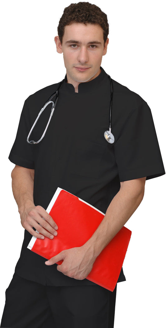 ORDER of men's colored tunic - color black, model MS213-31