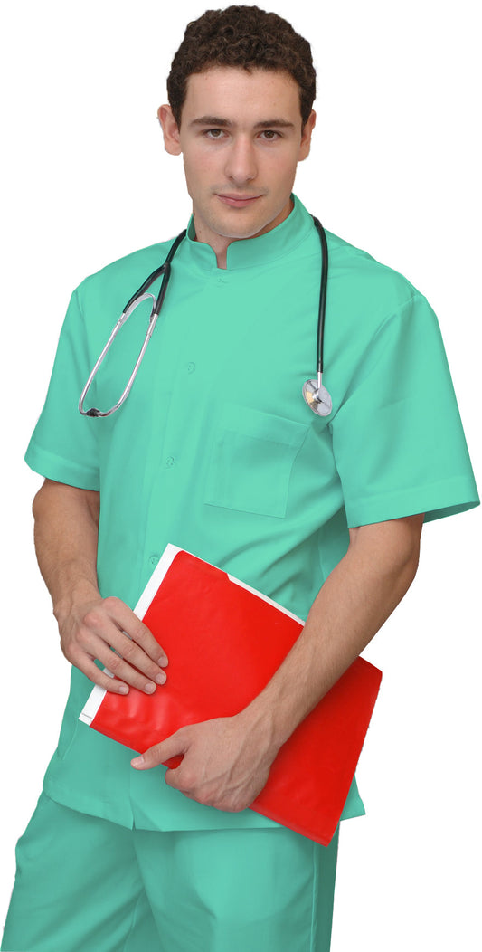 ORDER of men's colored tunic - mint color, model MS213-31