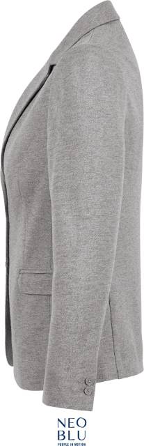 Women's blazer - gray melange